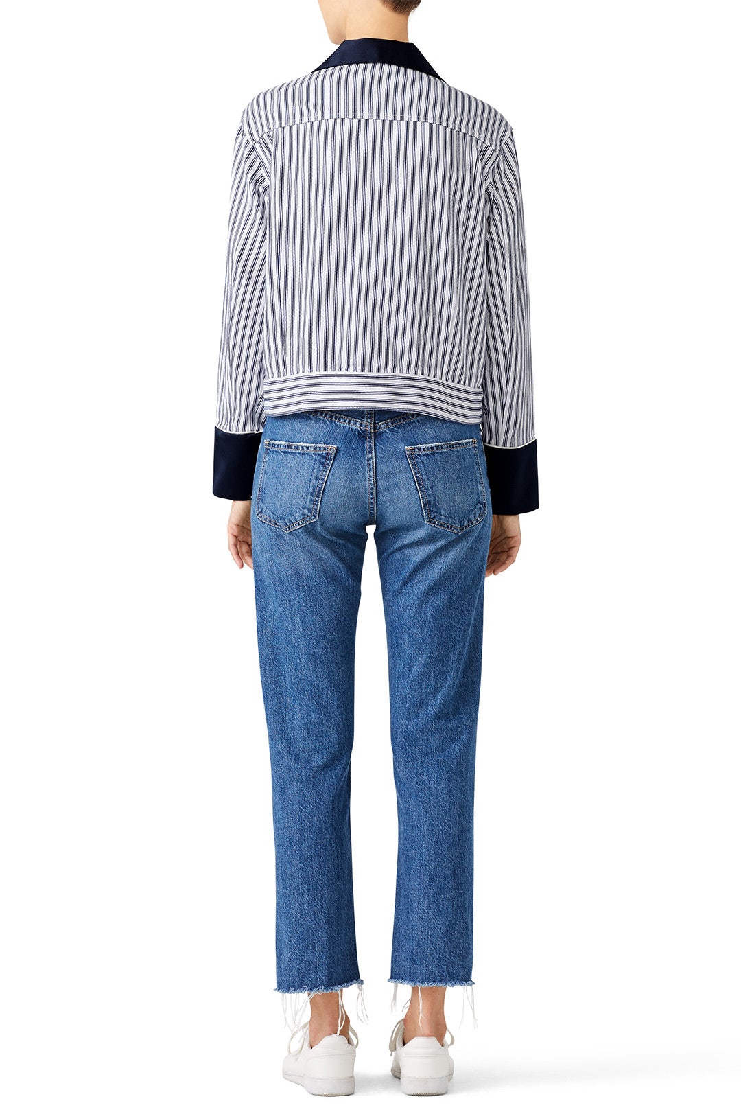 Striped Denim Jacket by Harvey Faircloth 2