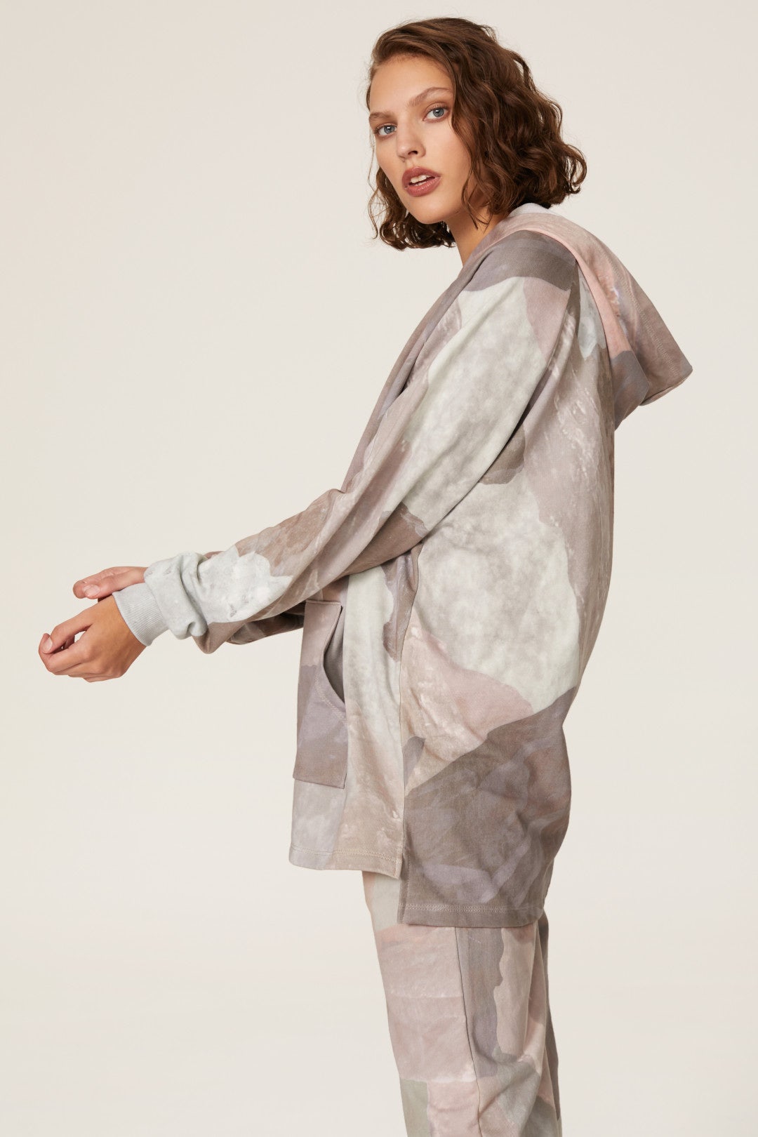 Crystal Print Hoodie by Baja East 1