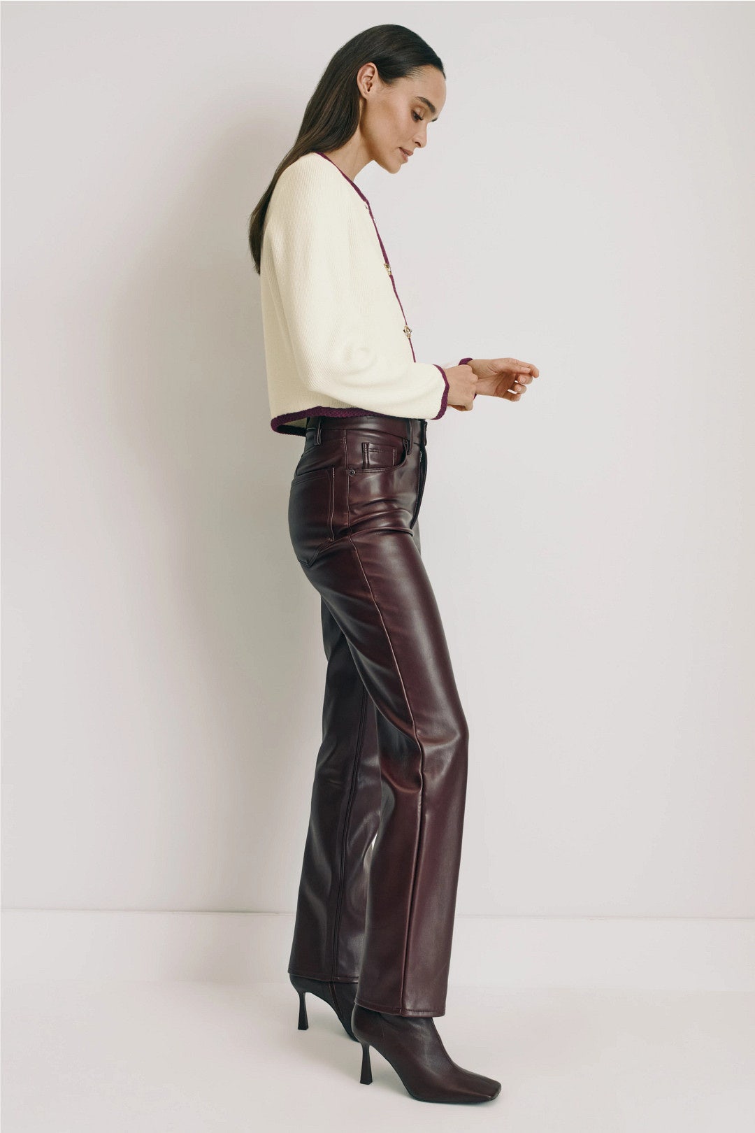 Contrast Piping Cardigan by Derek Lam 10 Crosby x RTR 1