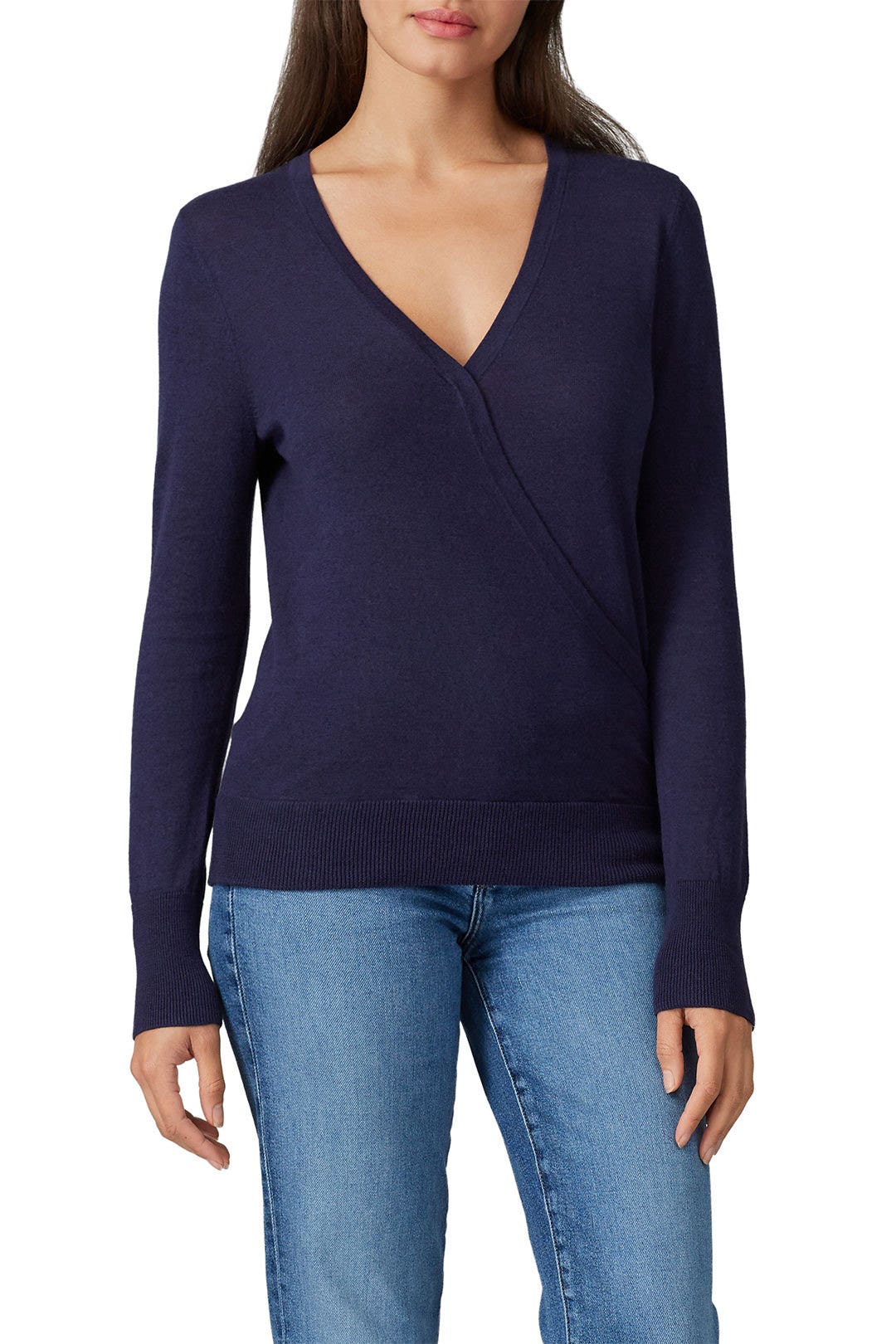 Navy Surplice Sweater by Halogen 1