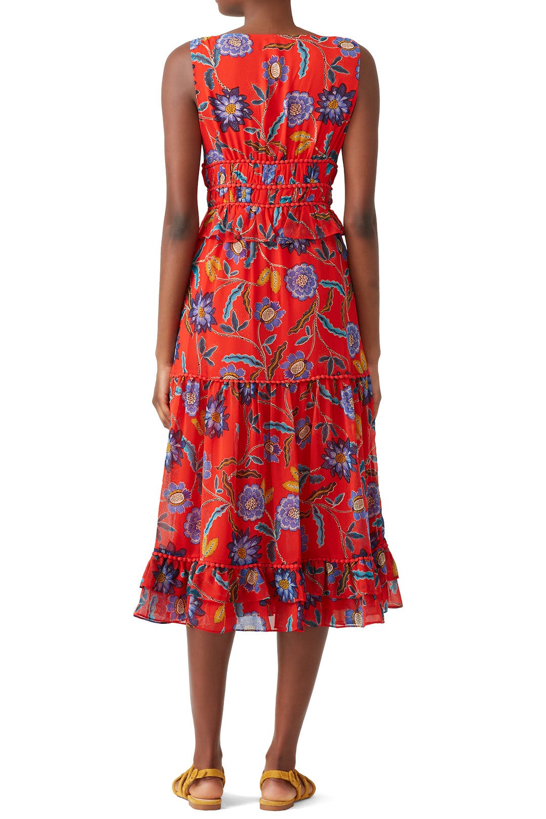 Red Floral Lucy Dress by Rebecca Minkoff 1