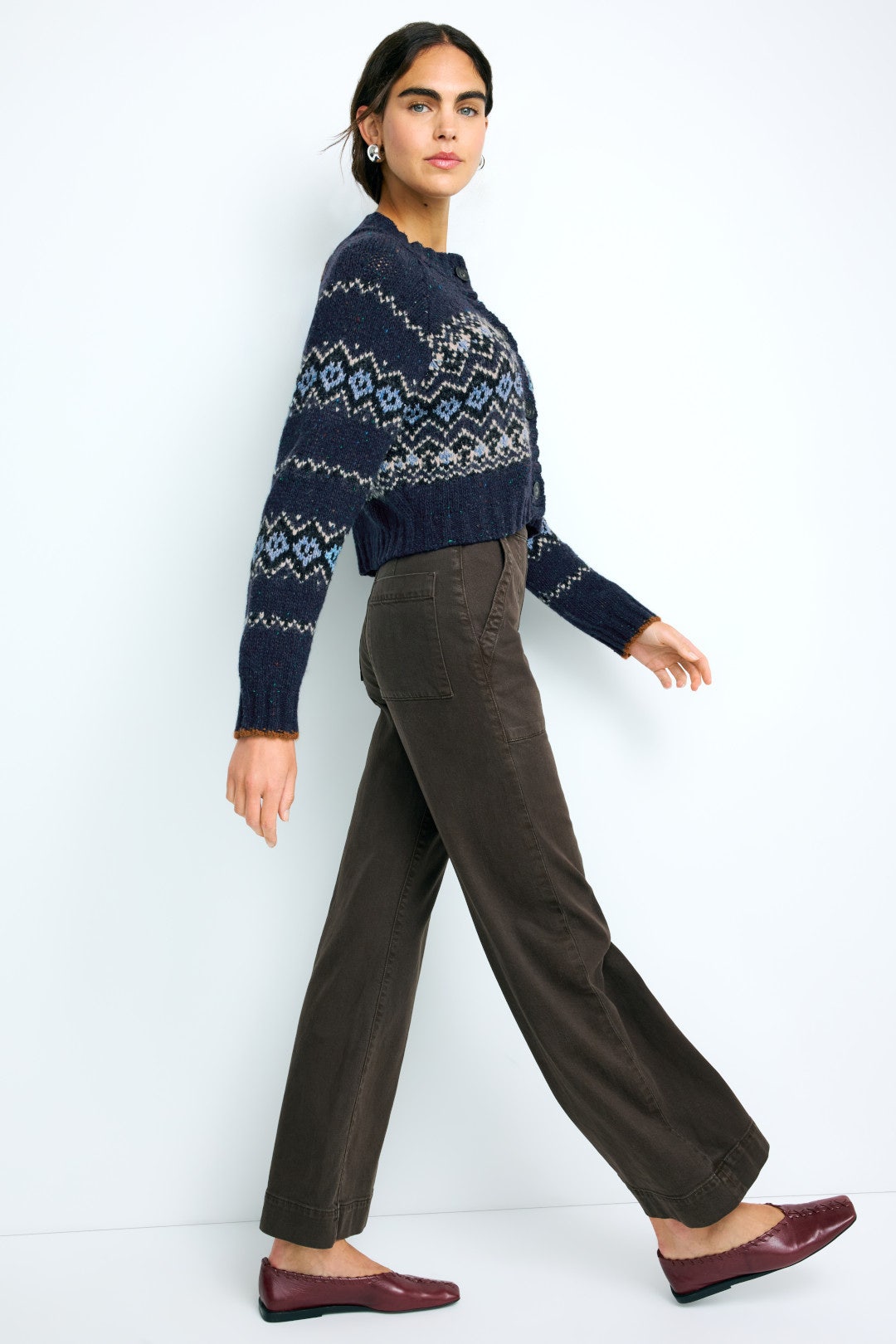 Damas Fair Isle Cardigan by Vanessa Bruno 1