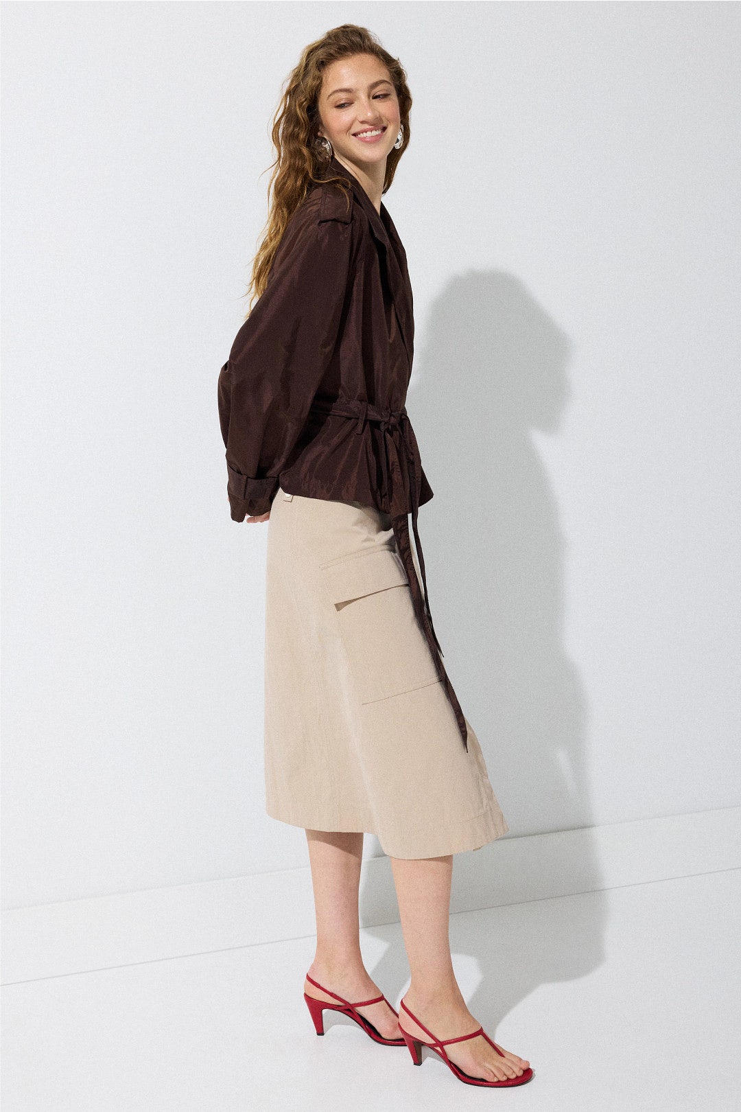 Utility Midi Skirt by Plan C 2
