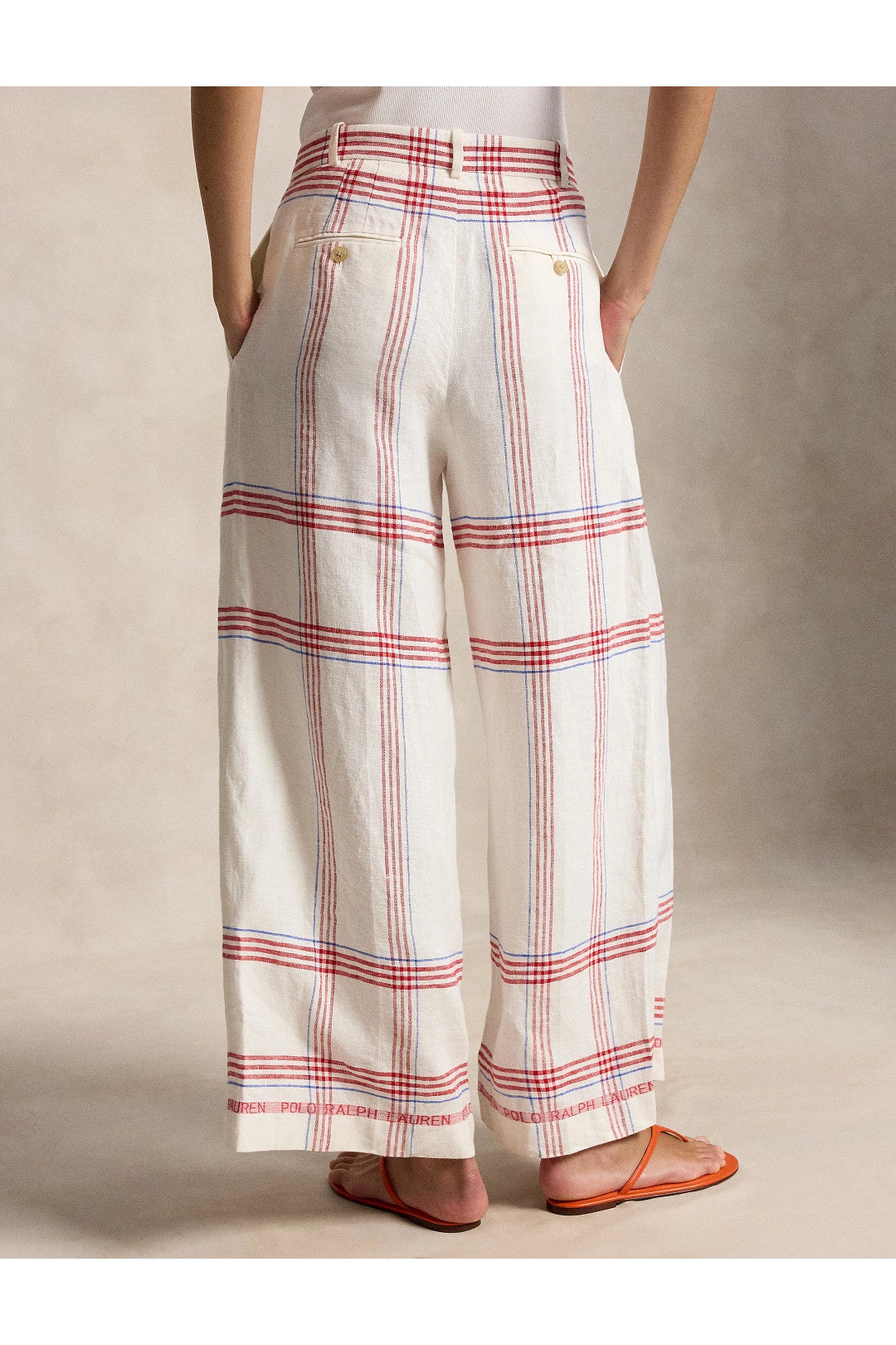 Linen Wide Leg Pants by Polo Ralph Lauren 2