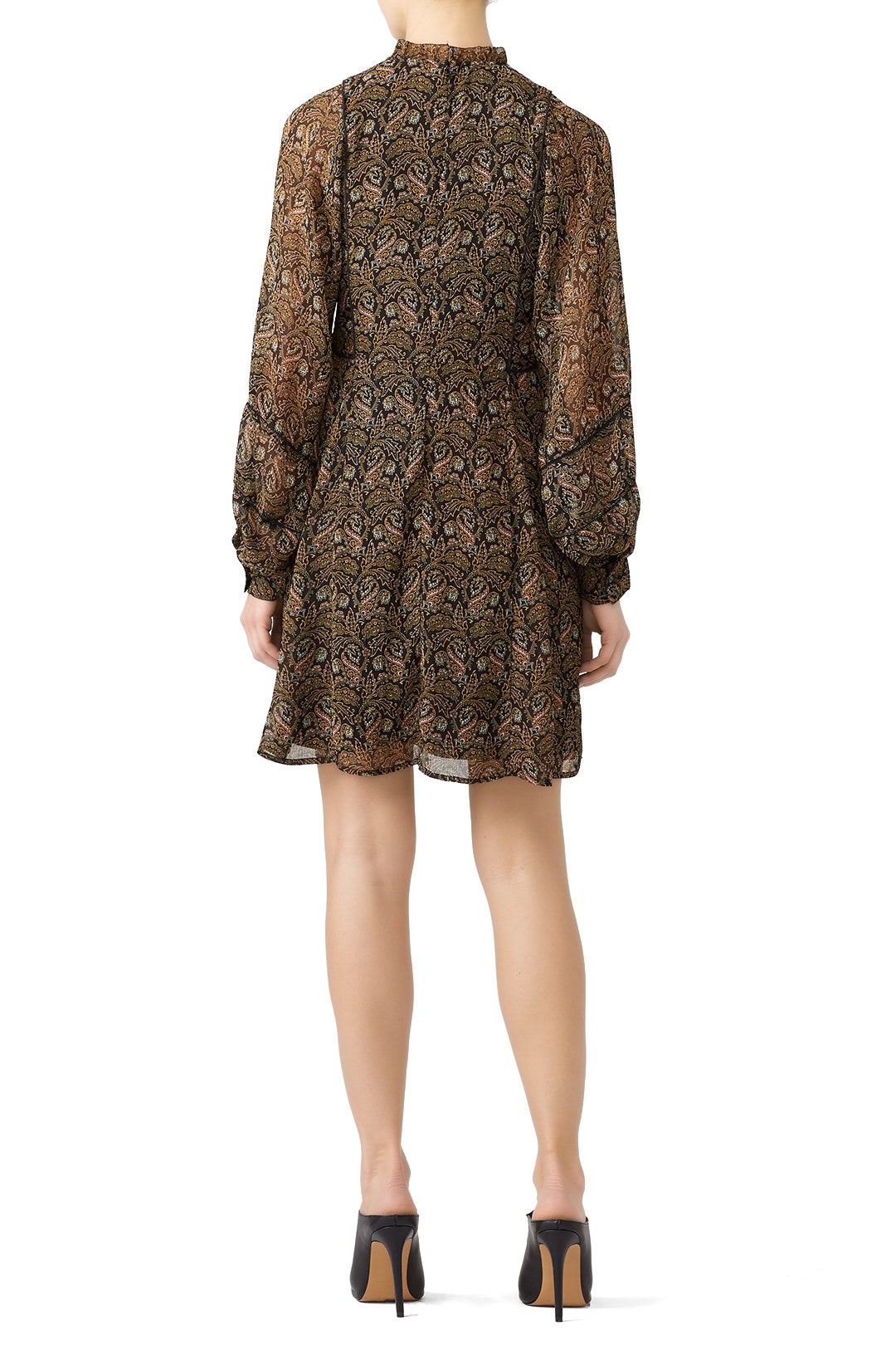 Sheer Sleeve Printed Dress by Scotch & Soda 2