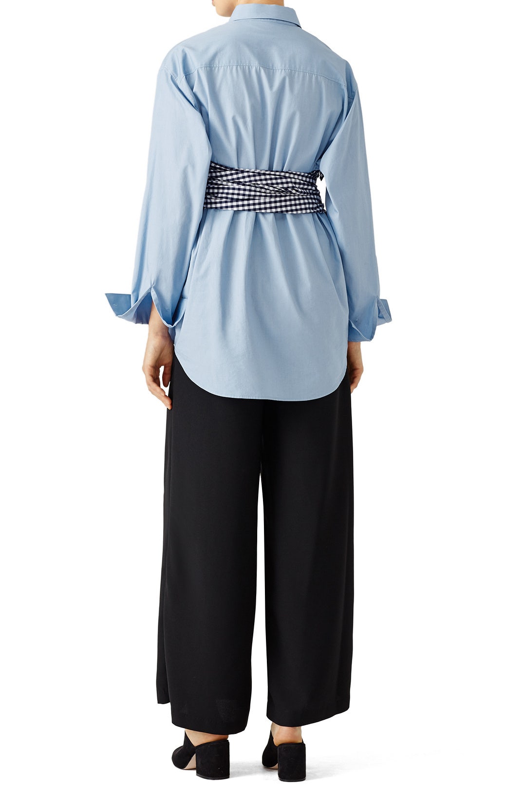 Mix Print Tie Blouse by Cedric Charlier 1