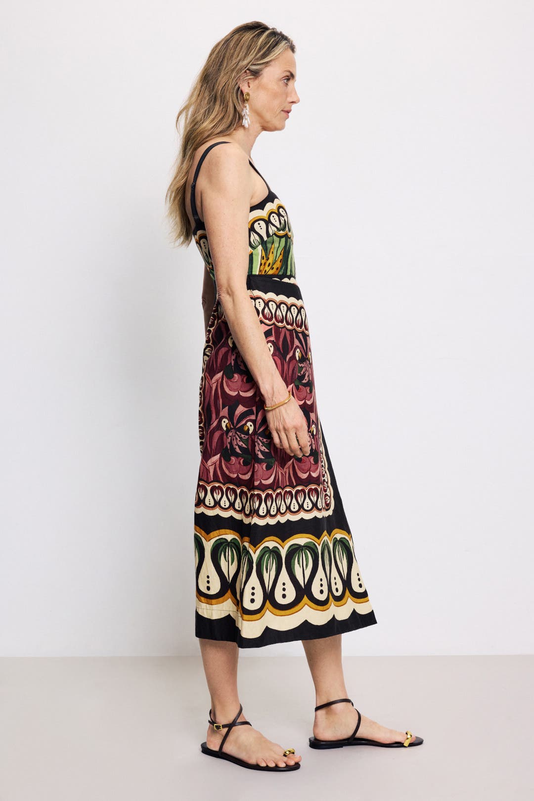 Coconut Tree Flow Scarf Dress by FARM Rio | Rent the Runway
