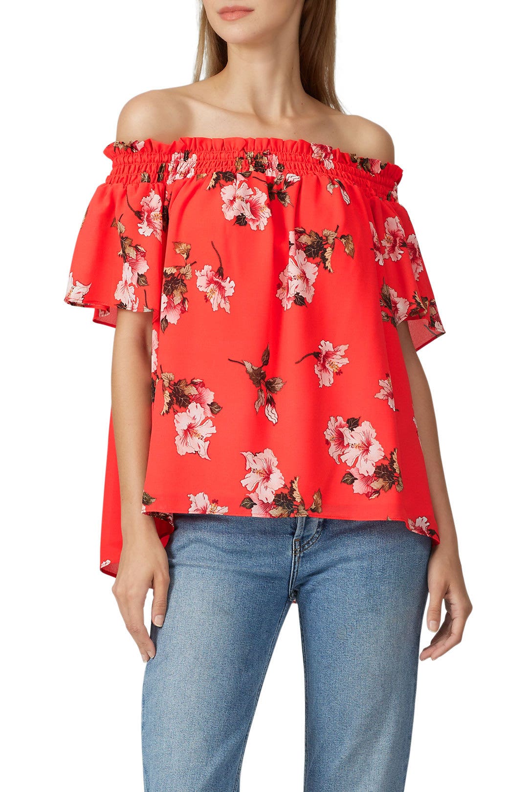 Floral Off Shoulder Top by RACHEL ROY COLLECTION 2