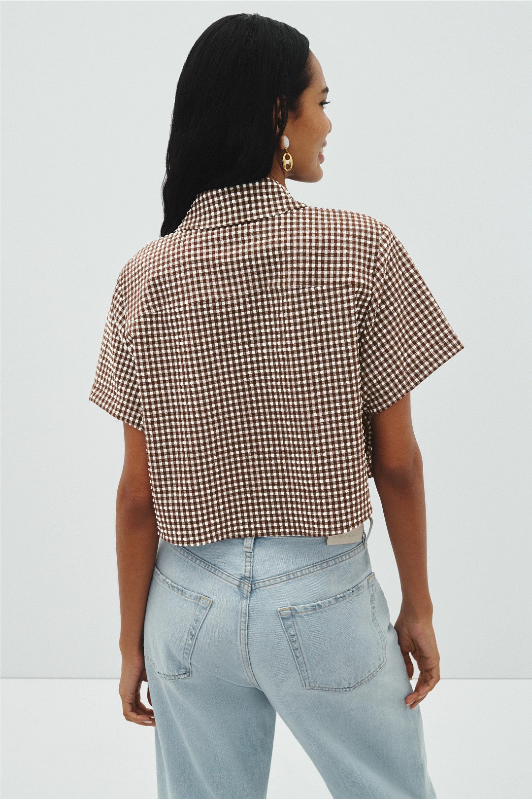 Solange Gingham Top by SIMKHAI 2