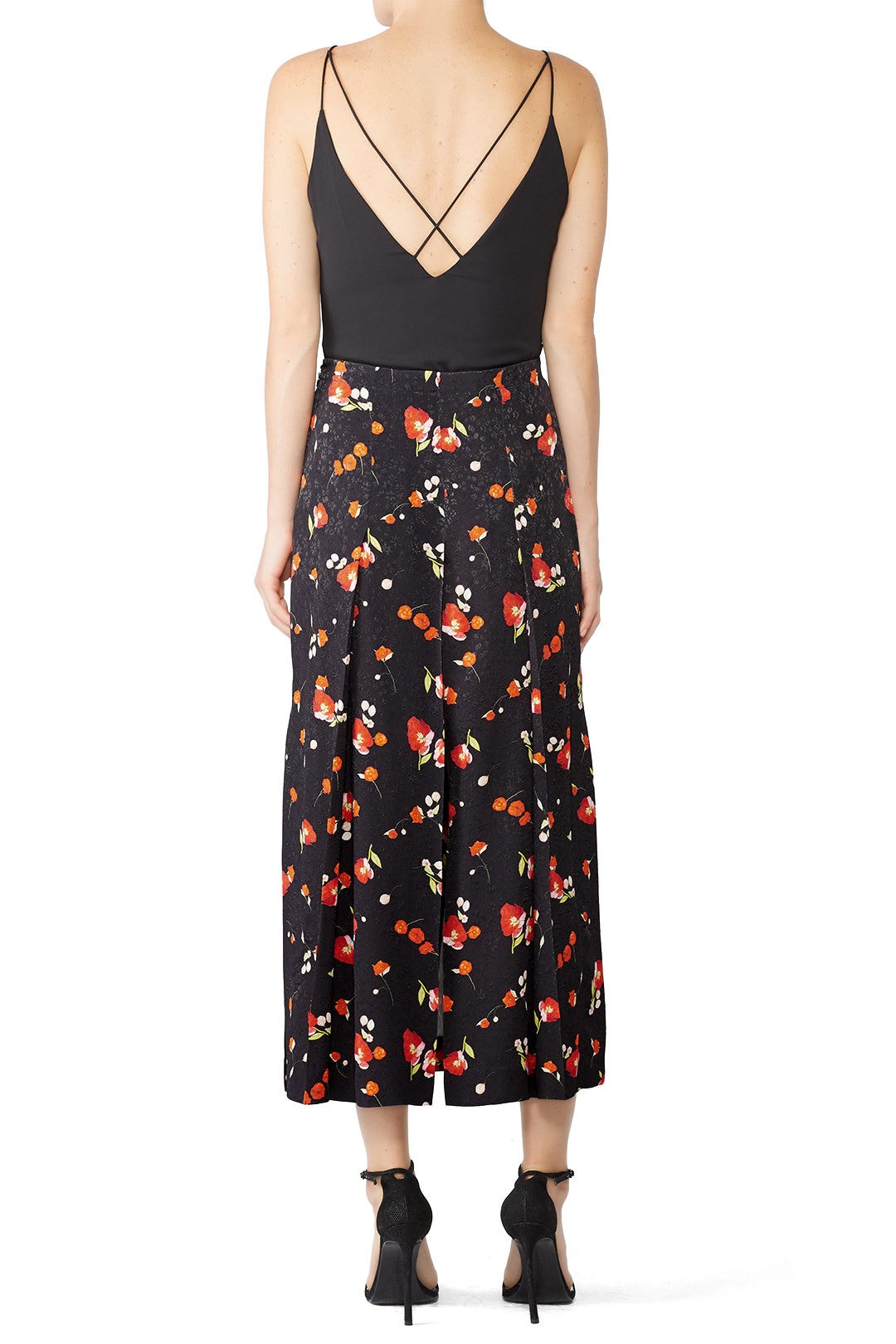 Keely Floral Midi Skirt by Vilshenko 1