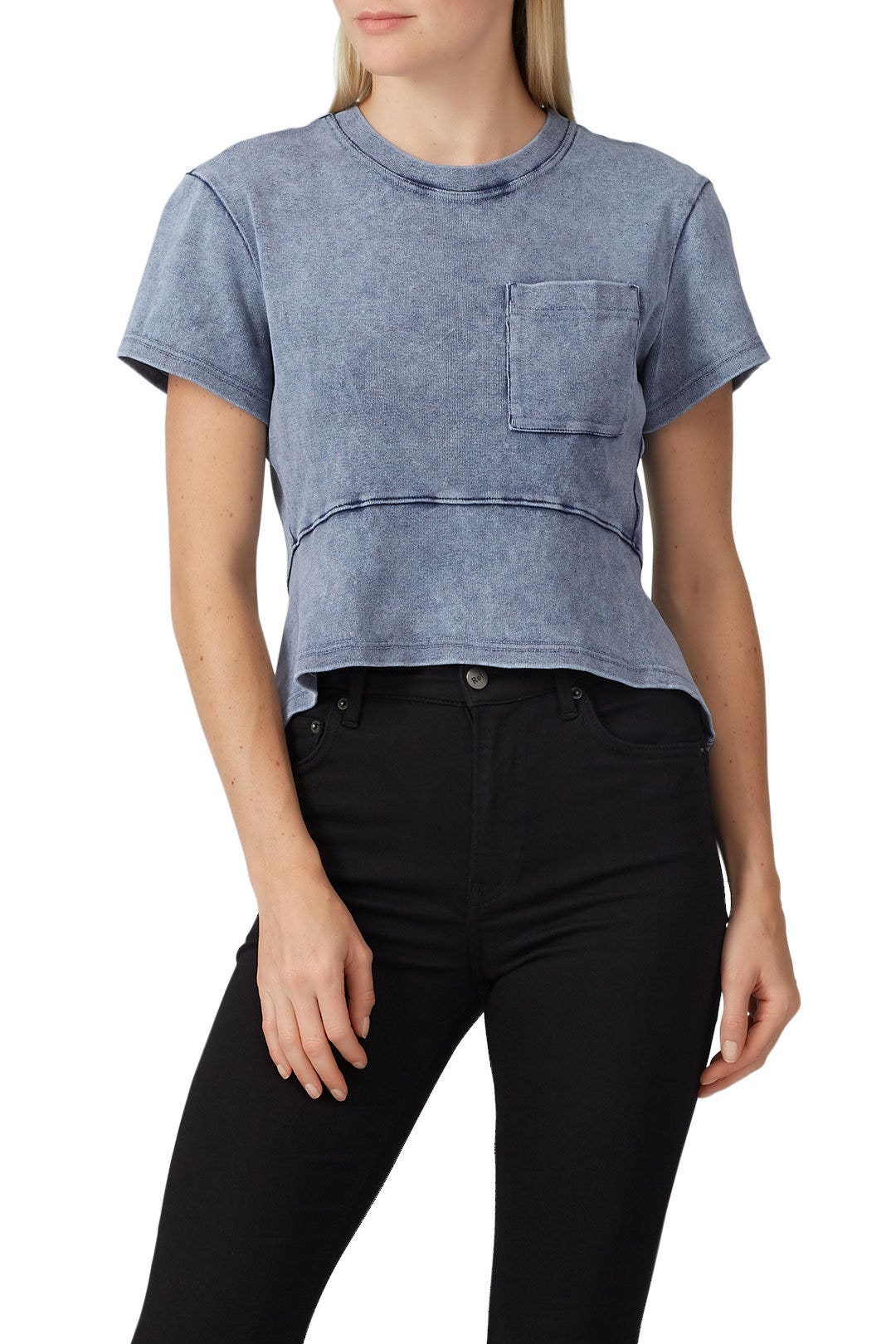 Washed Indigo Peplum Top by Proenza Schouler 2
