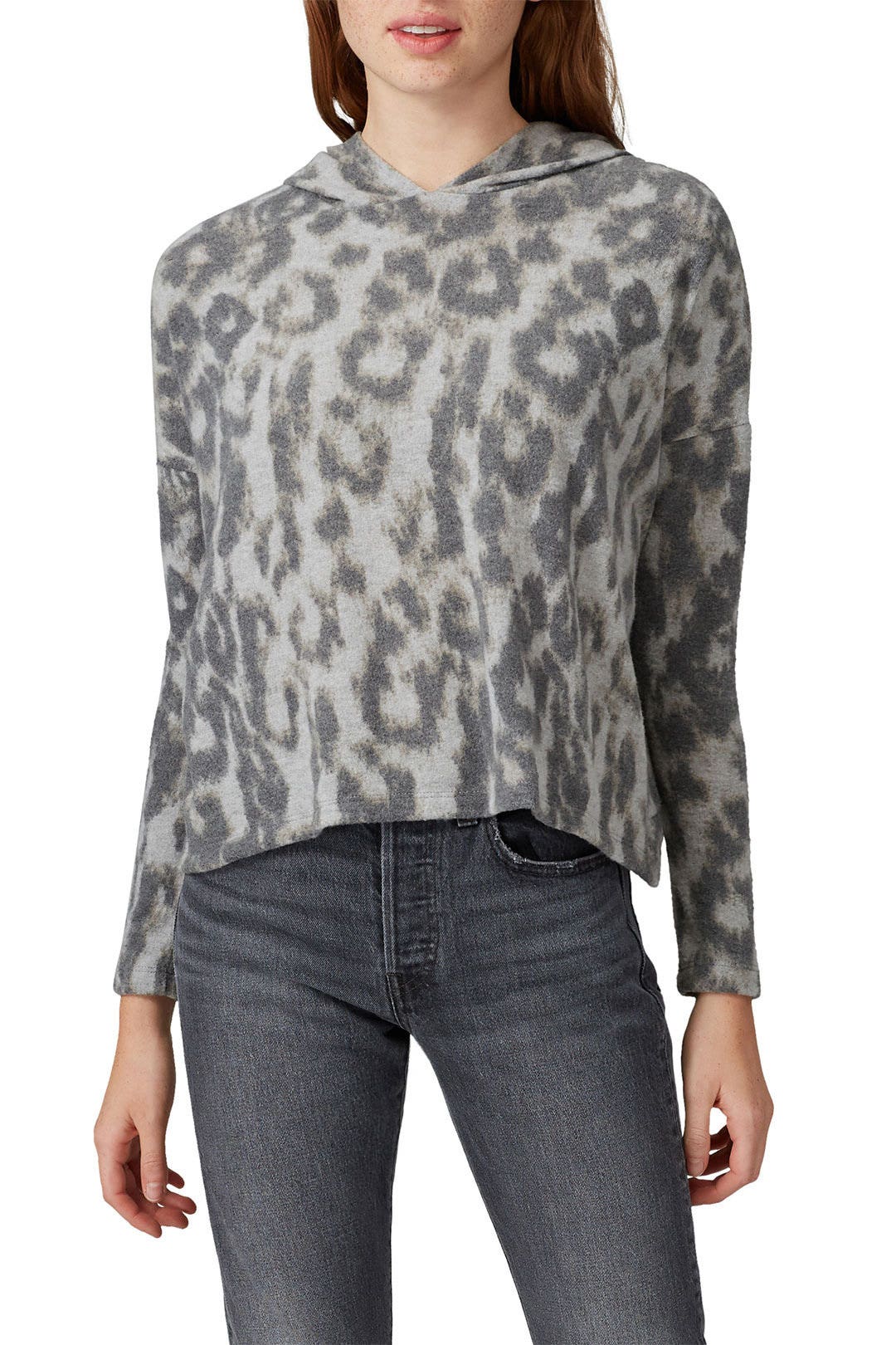 Leopard Printed Hoodie by Slate & Willow 2