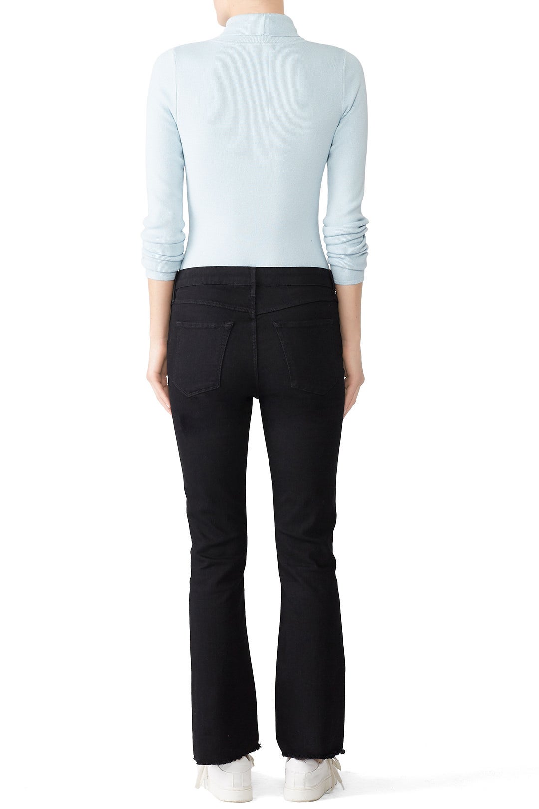 Black W25 Crop Boot Jeans by 3x1 2