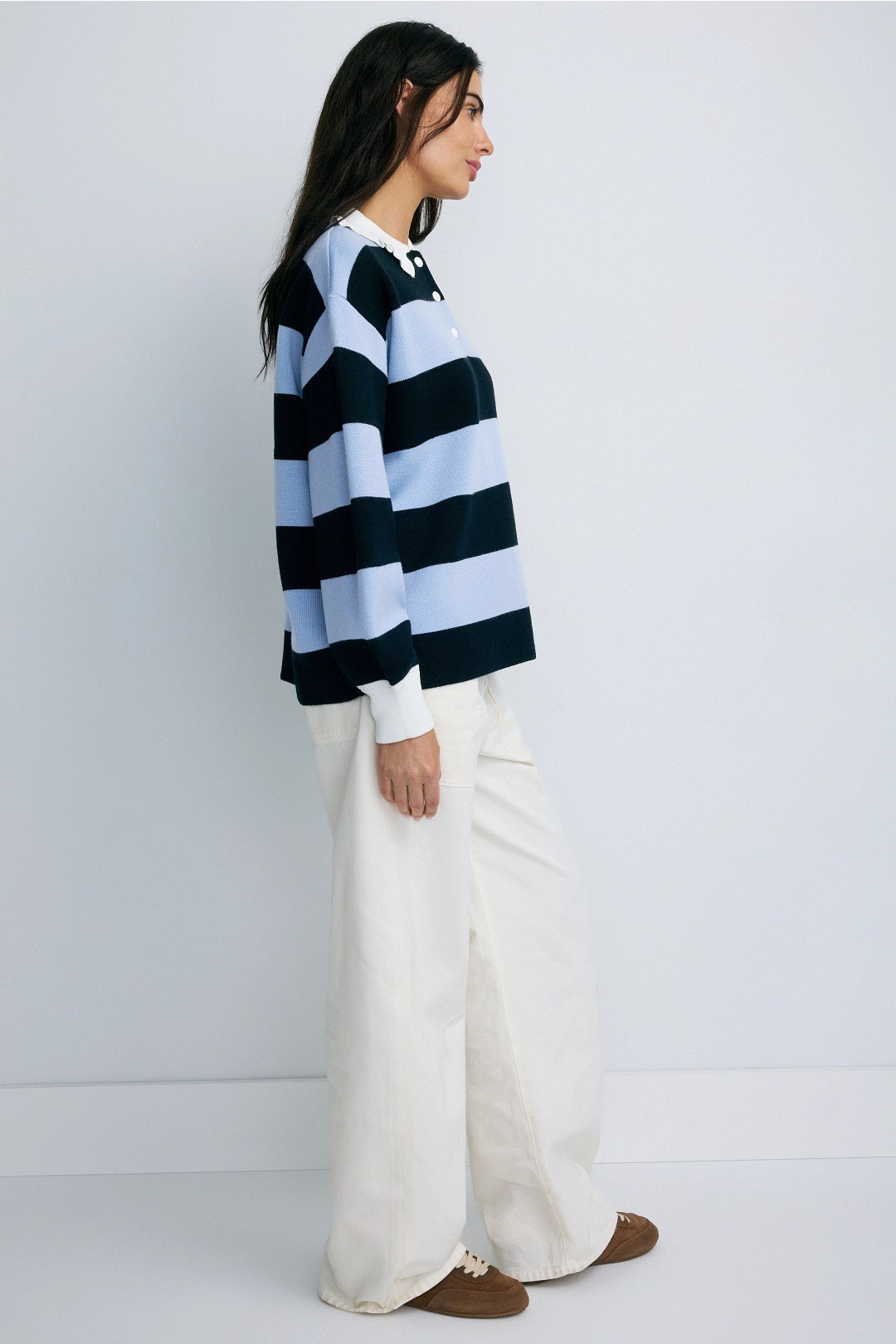 Manon Striped Rugby Shirt by Claudie Pierlot 1
