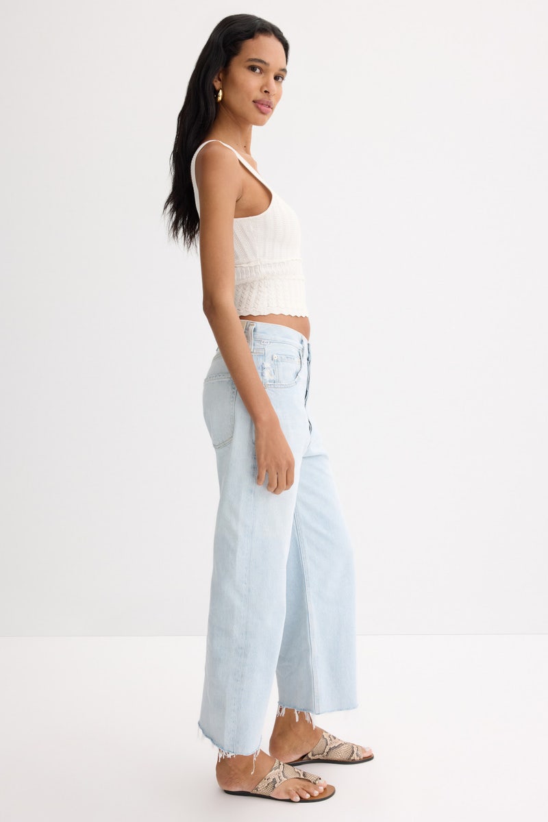 Ayla Raw Hem Cropped Jeans by Citizens of Humanity - Photo 1