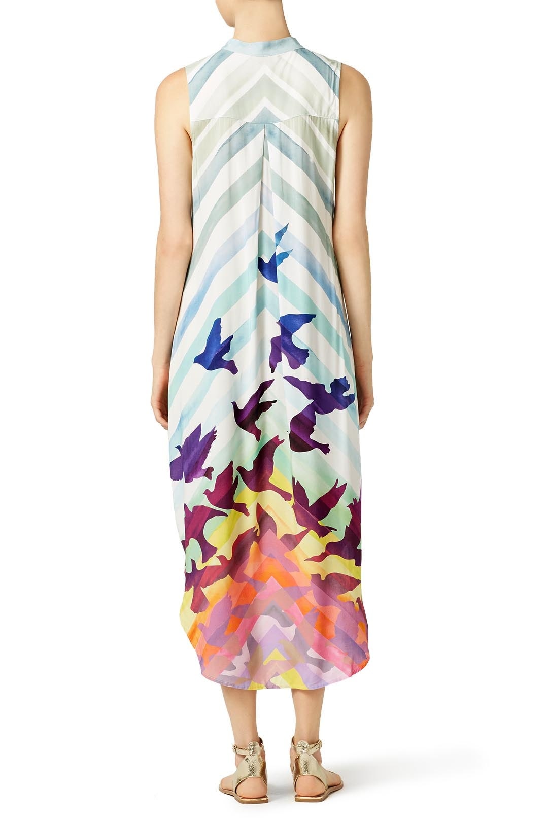 Sunset Flight Shirtdress by Mara Hoffman 2