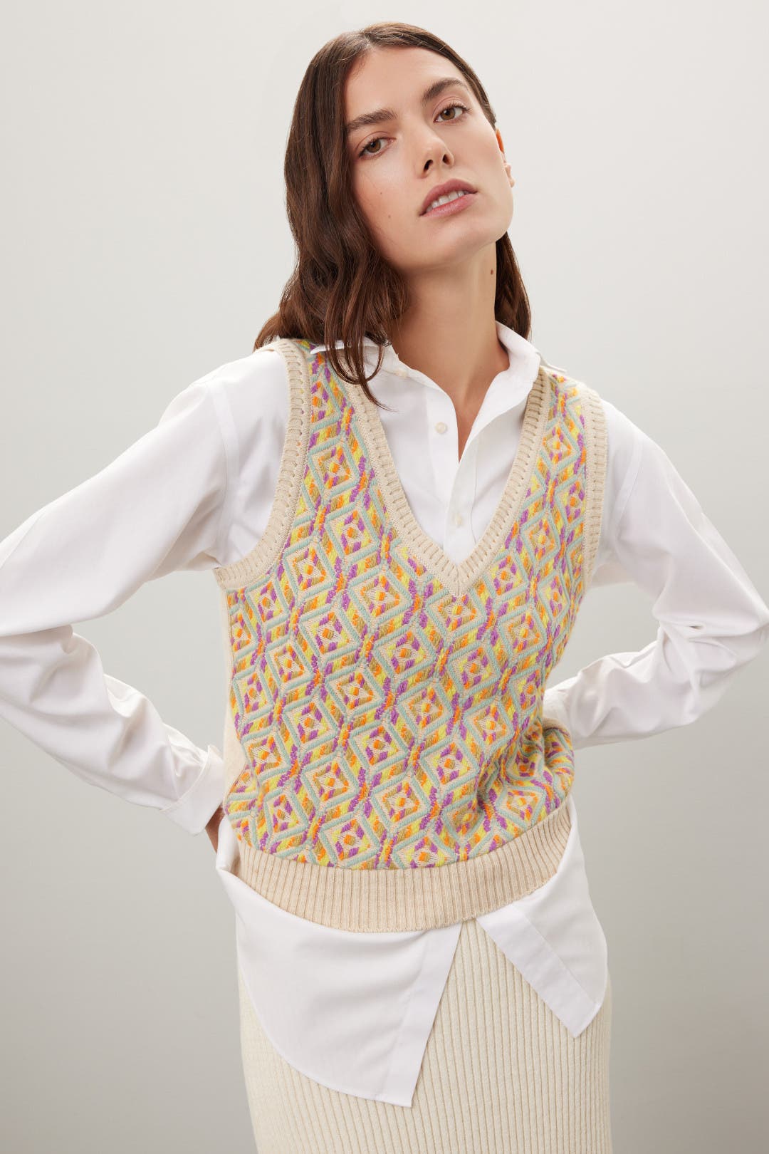 Laon Sweater Vest by Aldomartins | Rent the Runway