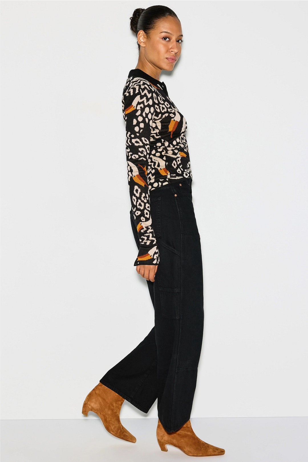 Tucanissimo Polo Knit Top by FARM Rio 1