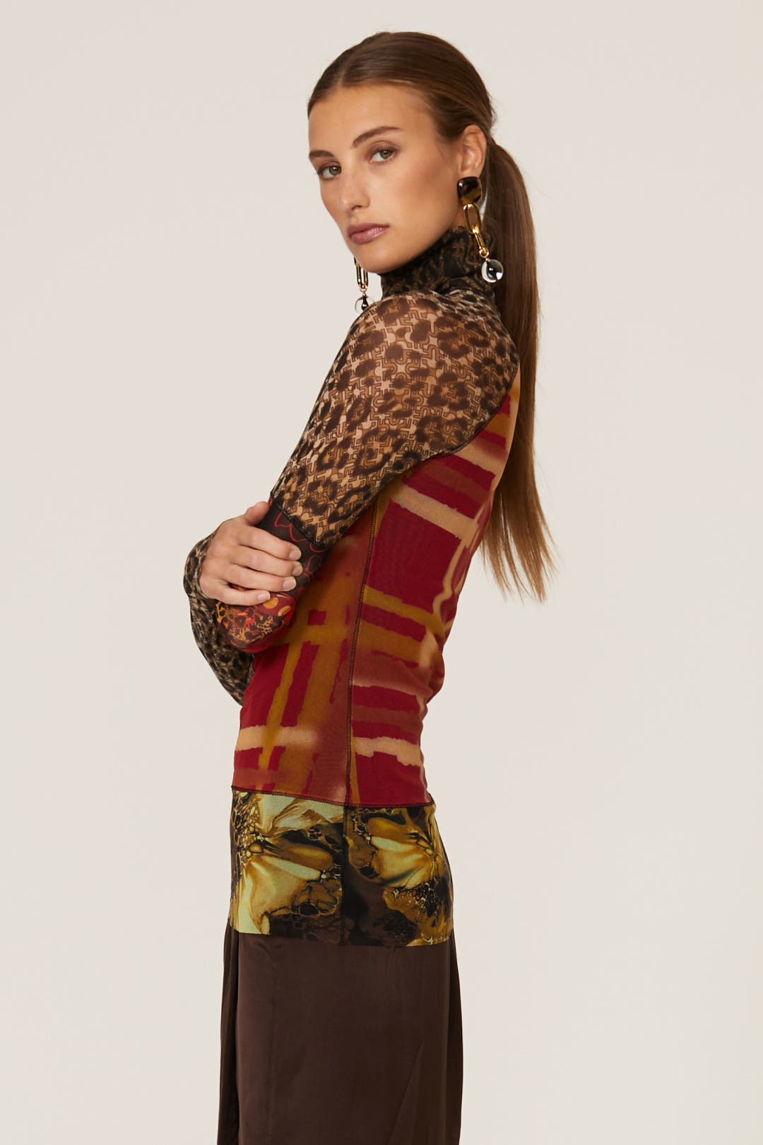 Collo Alto Turtleneck Top by Fuzzi | Rent the Runway