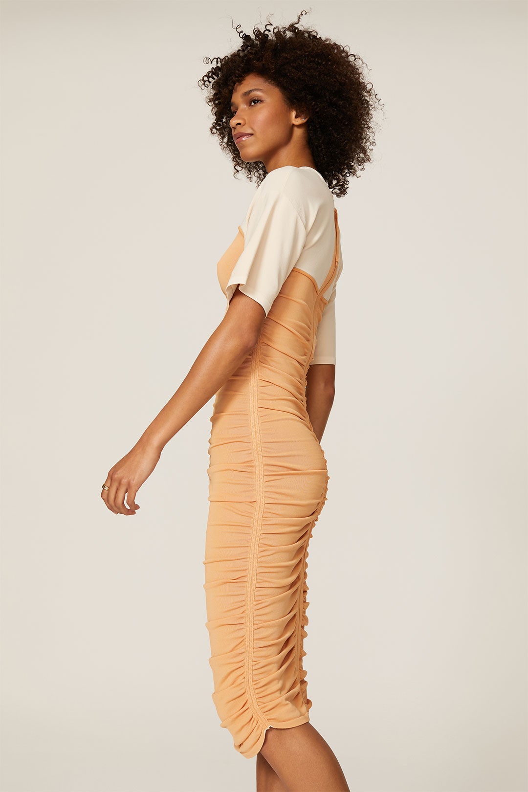 Charleigh Ruched Tee Dress by SIMKHAI 2