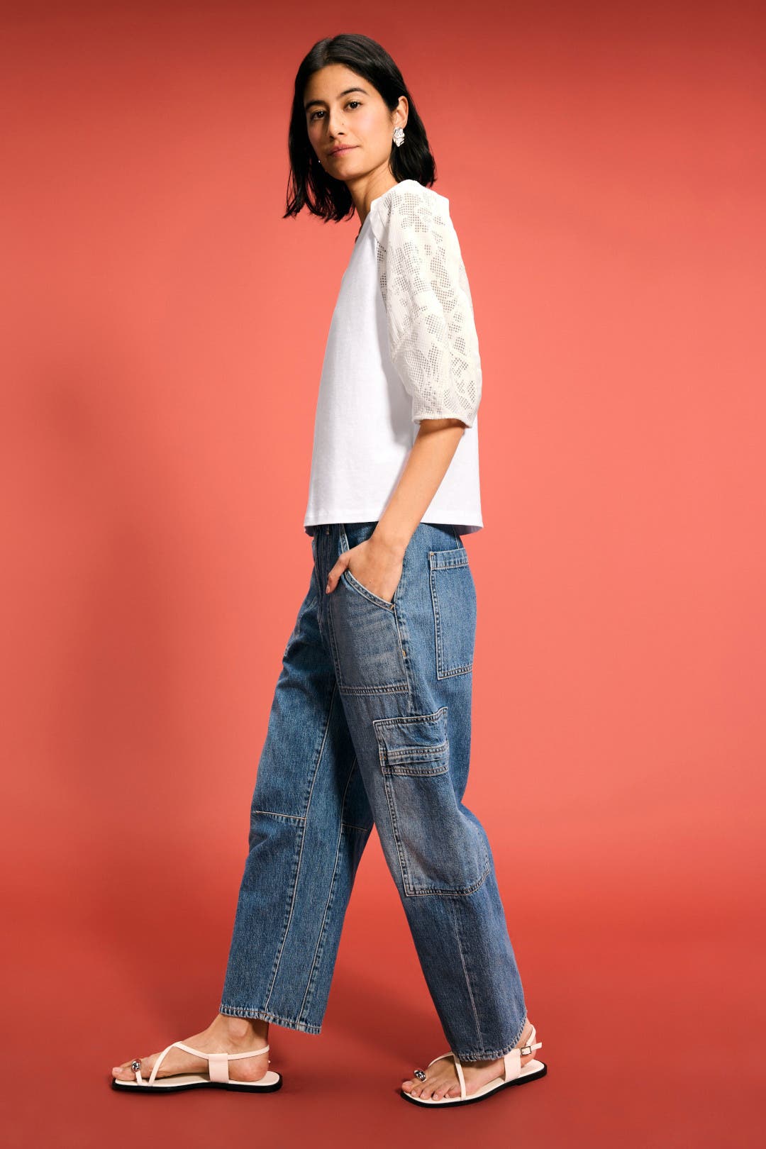 Bonded Lace T-Shirt by 3.1 Phillip Lim x RTR | Rent the Runway