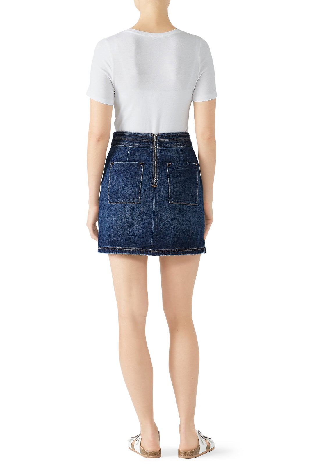 The Denim Ballast Skirt by Current/Elliott 1