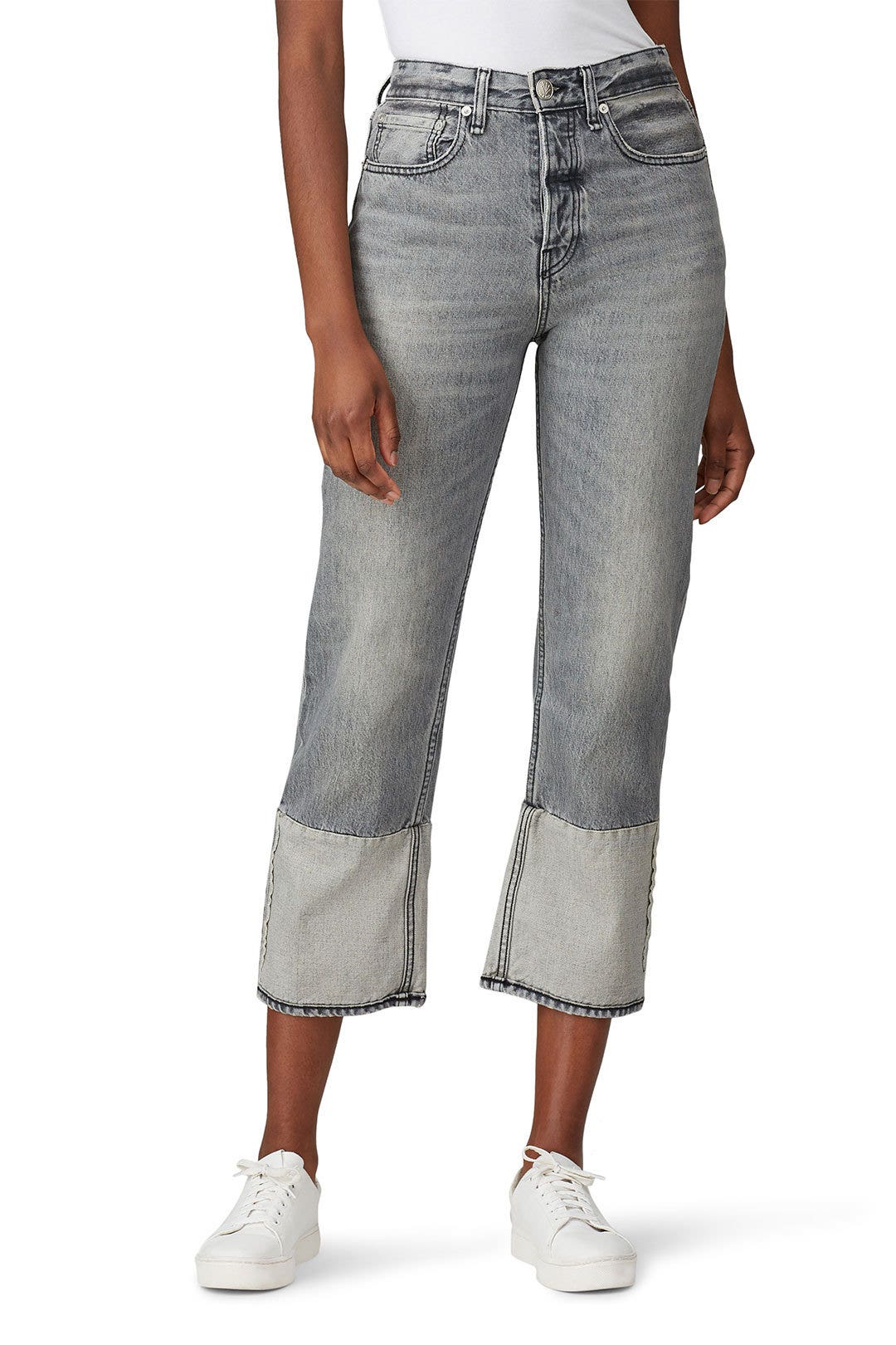 Rigid Maya High Rise Ankle Straight Jeans by rag & bone JEAN 1