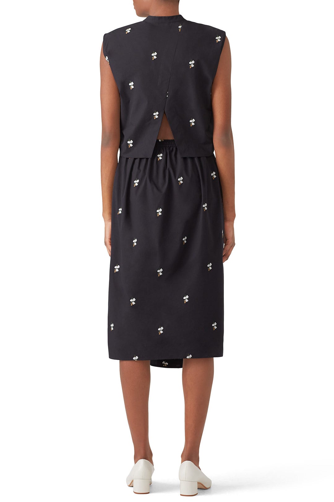 Micro Floral Utility Dress by VINCE. 1