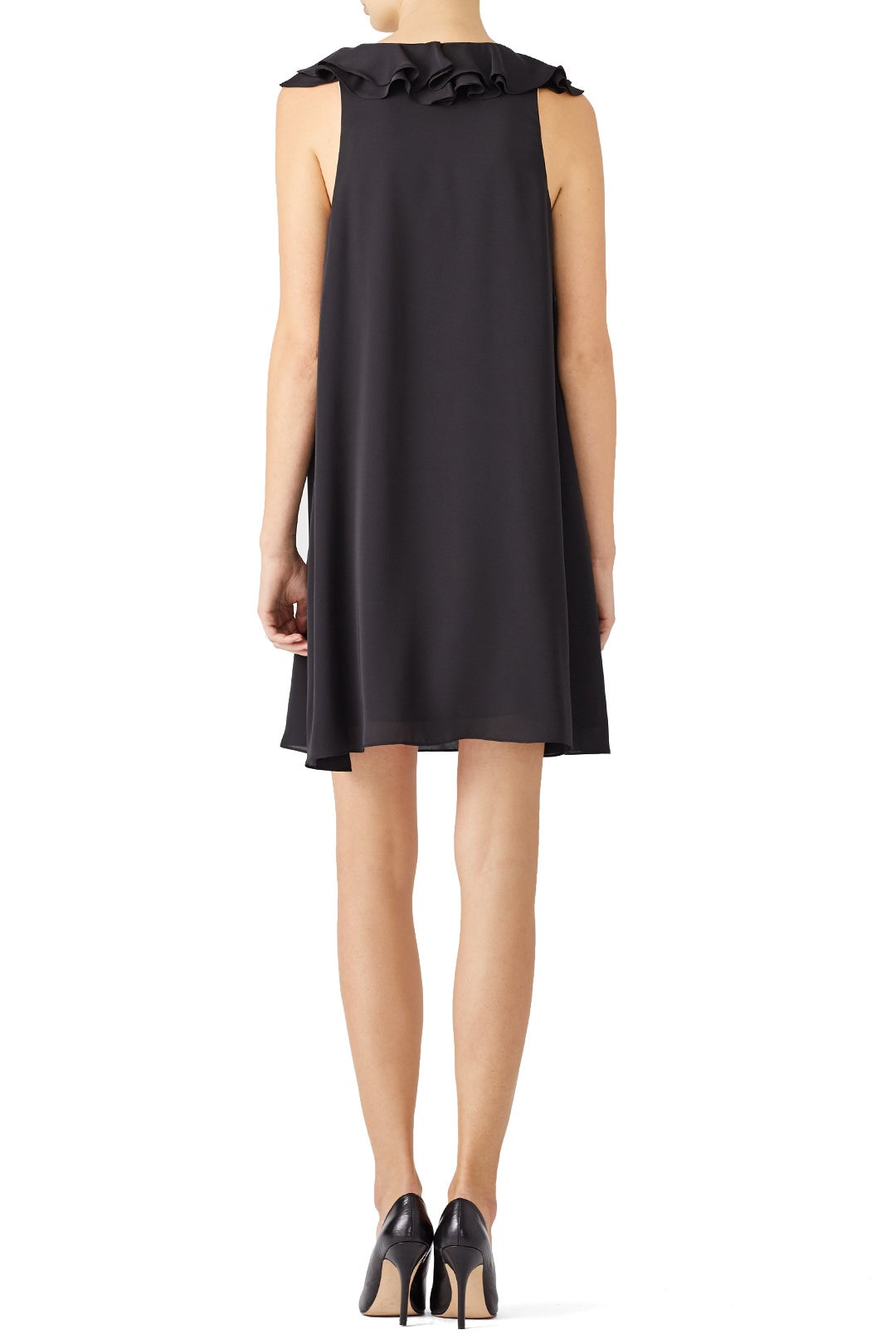 Black Flutter Maternity Dress by Amanda Uprichard 1