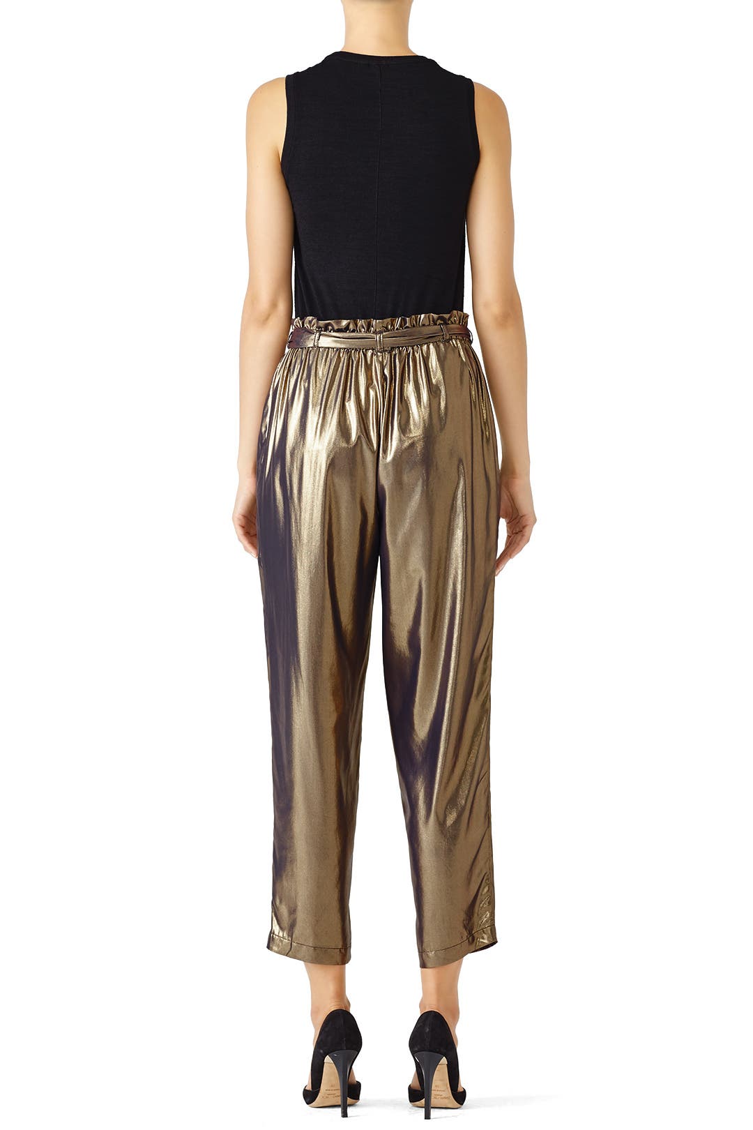 Gold Harem Pant by Free People | Rent the Runway
