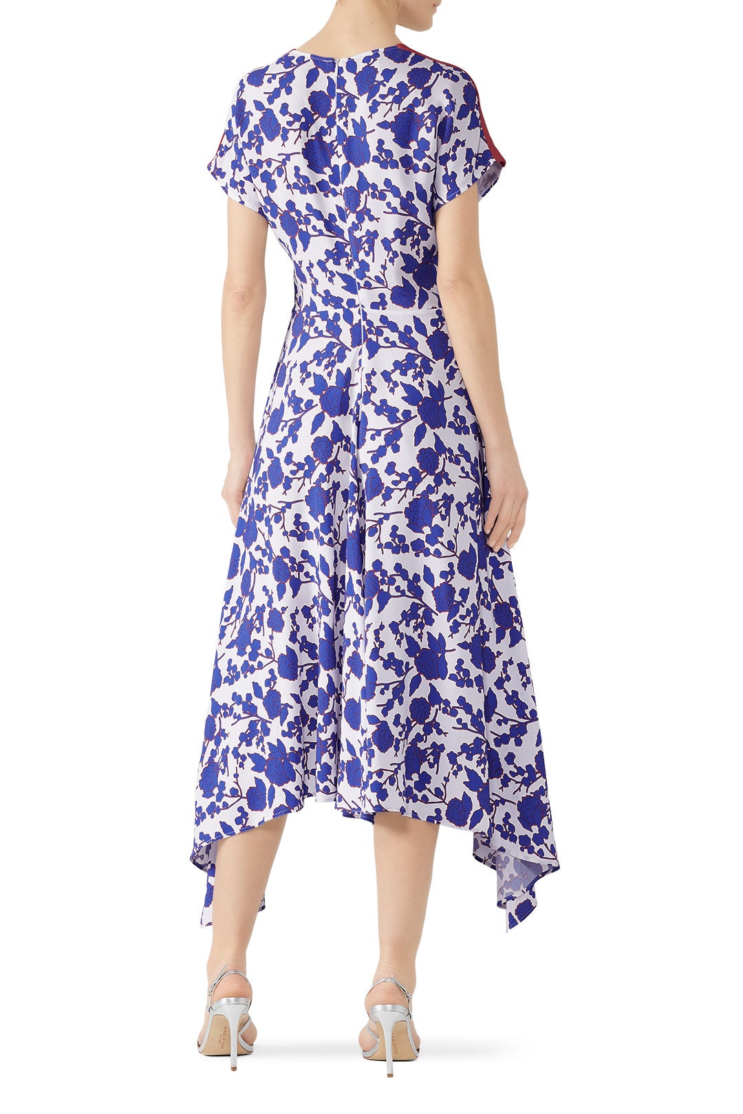 Blue Floral Midi Dress by PINKO 1