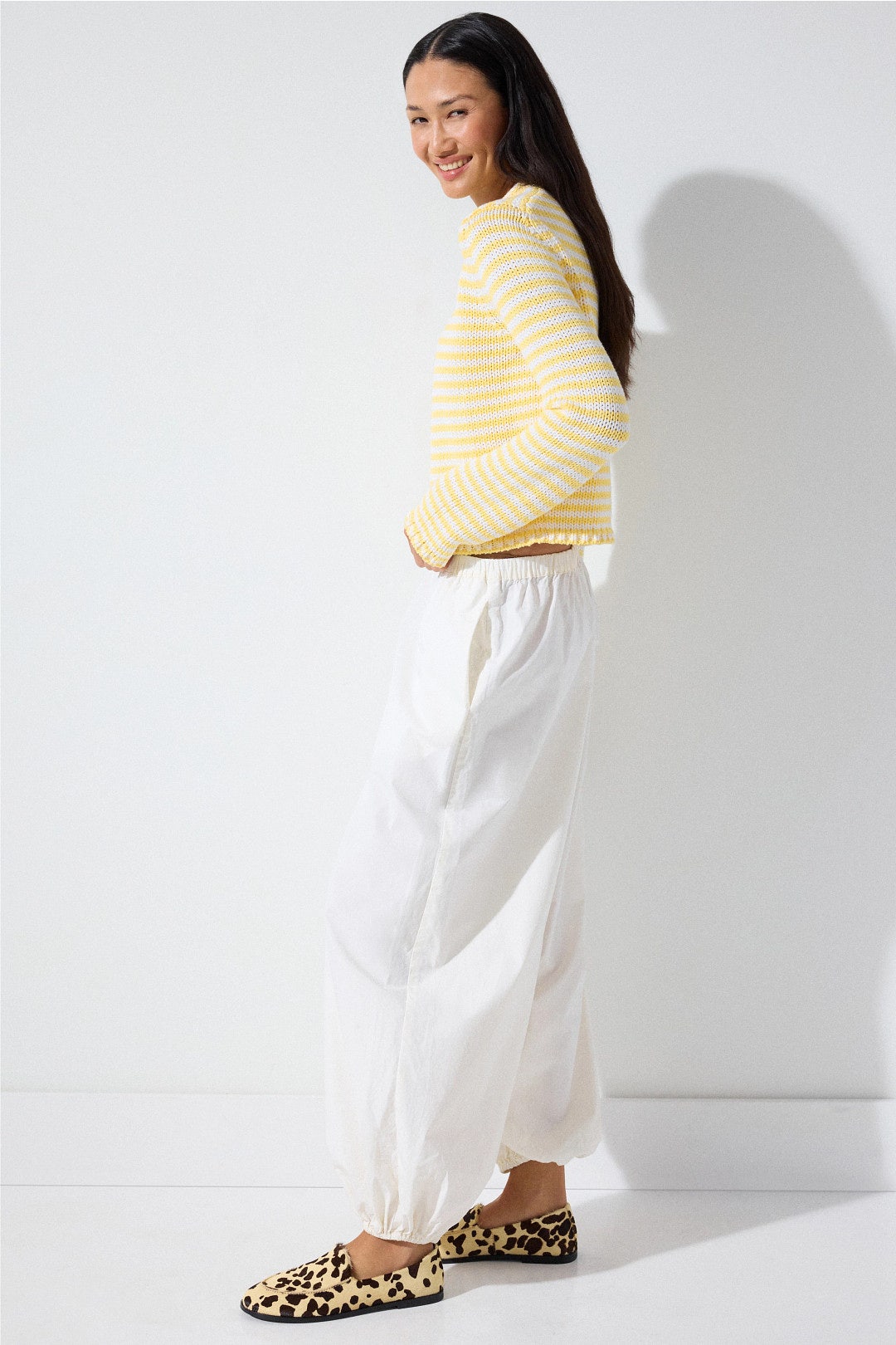 Fine Stripe Mini Marina Sweater by La Ligne 2