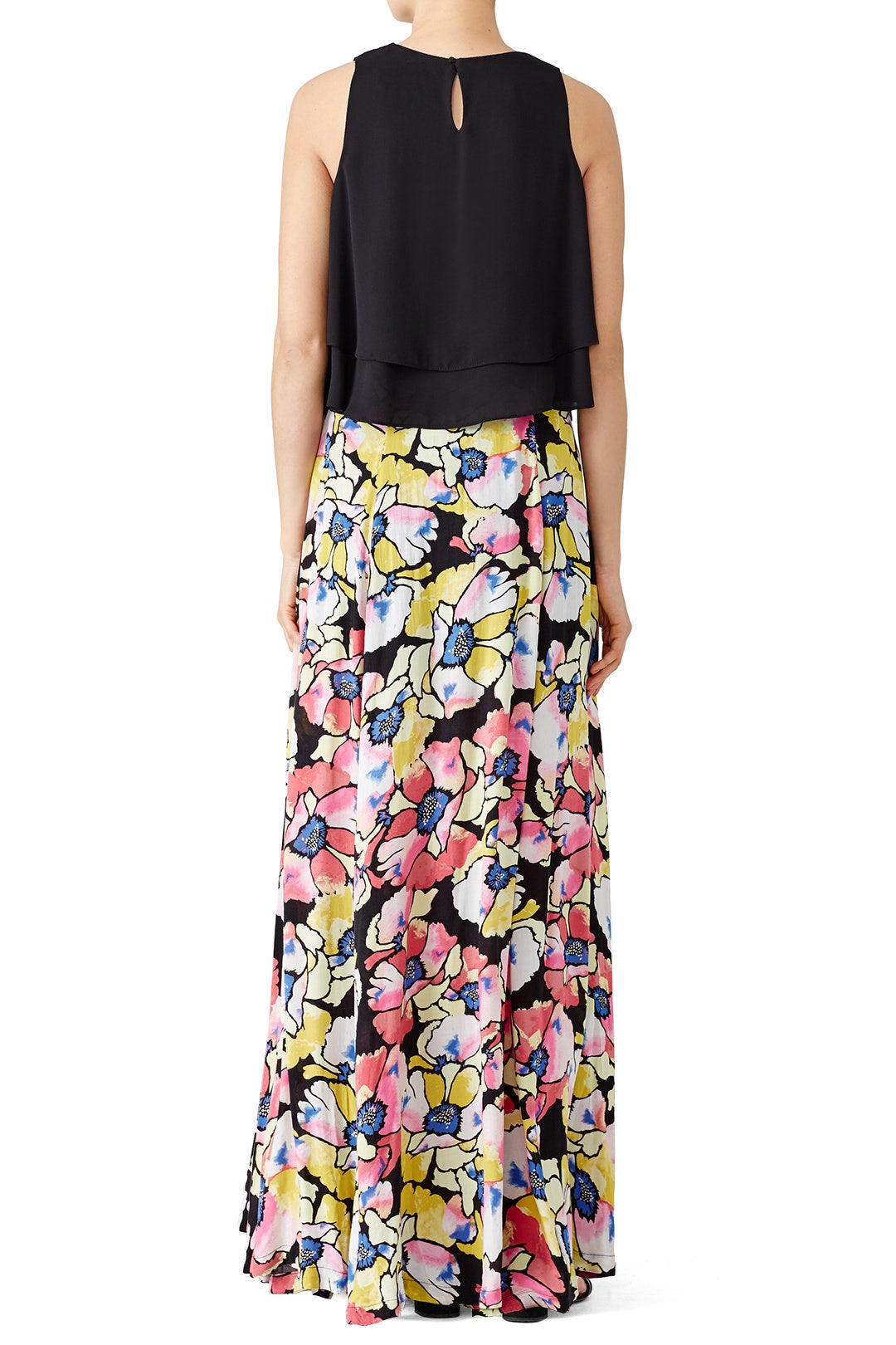 Black Hot Tropics Maxi Skirt by Free People 1