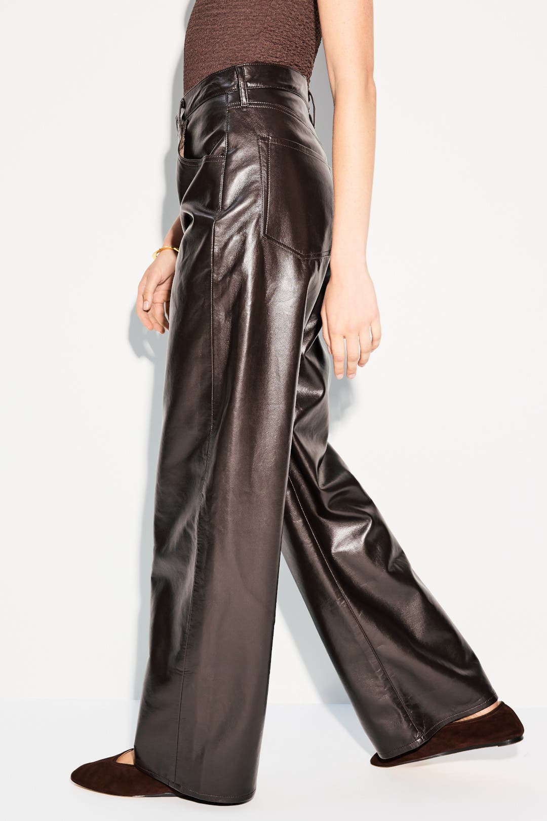 Ayla Baggy Leather Pants by Citizens of Humanity | Rent the Runway