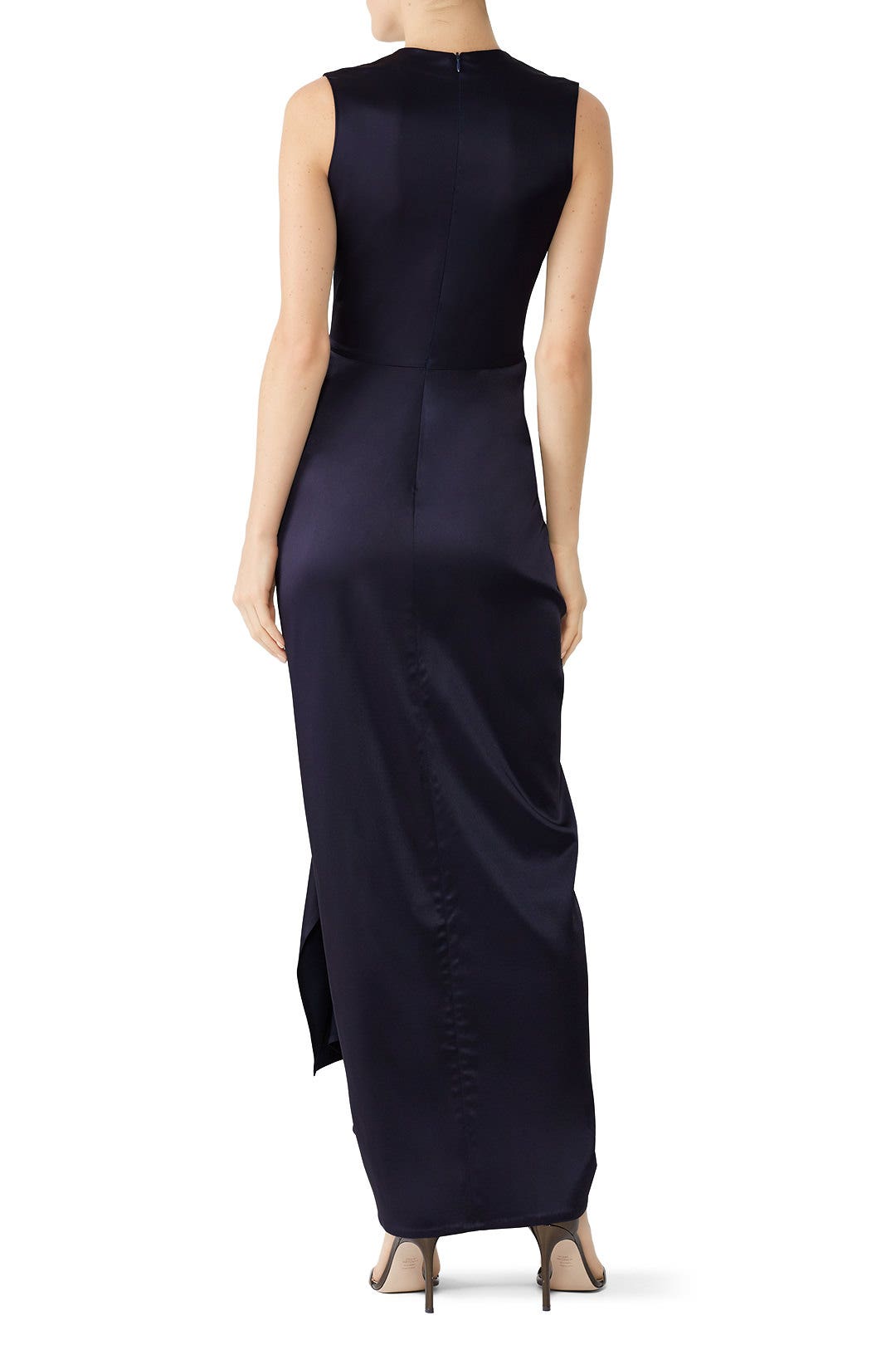 Draped Plunge Gown by Sid Neigum 1