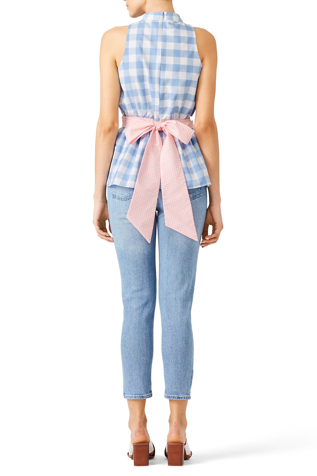 Blue Gingham Yael Top by Viva Aviva 1