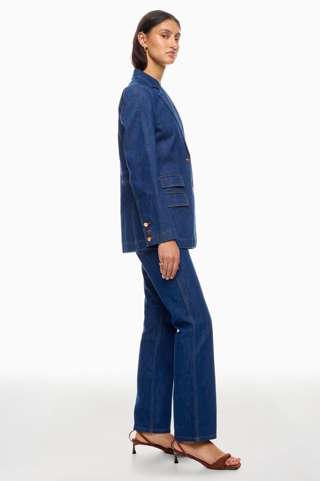 Dark Denim Blazer by WRANGLER | Rent the Runway