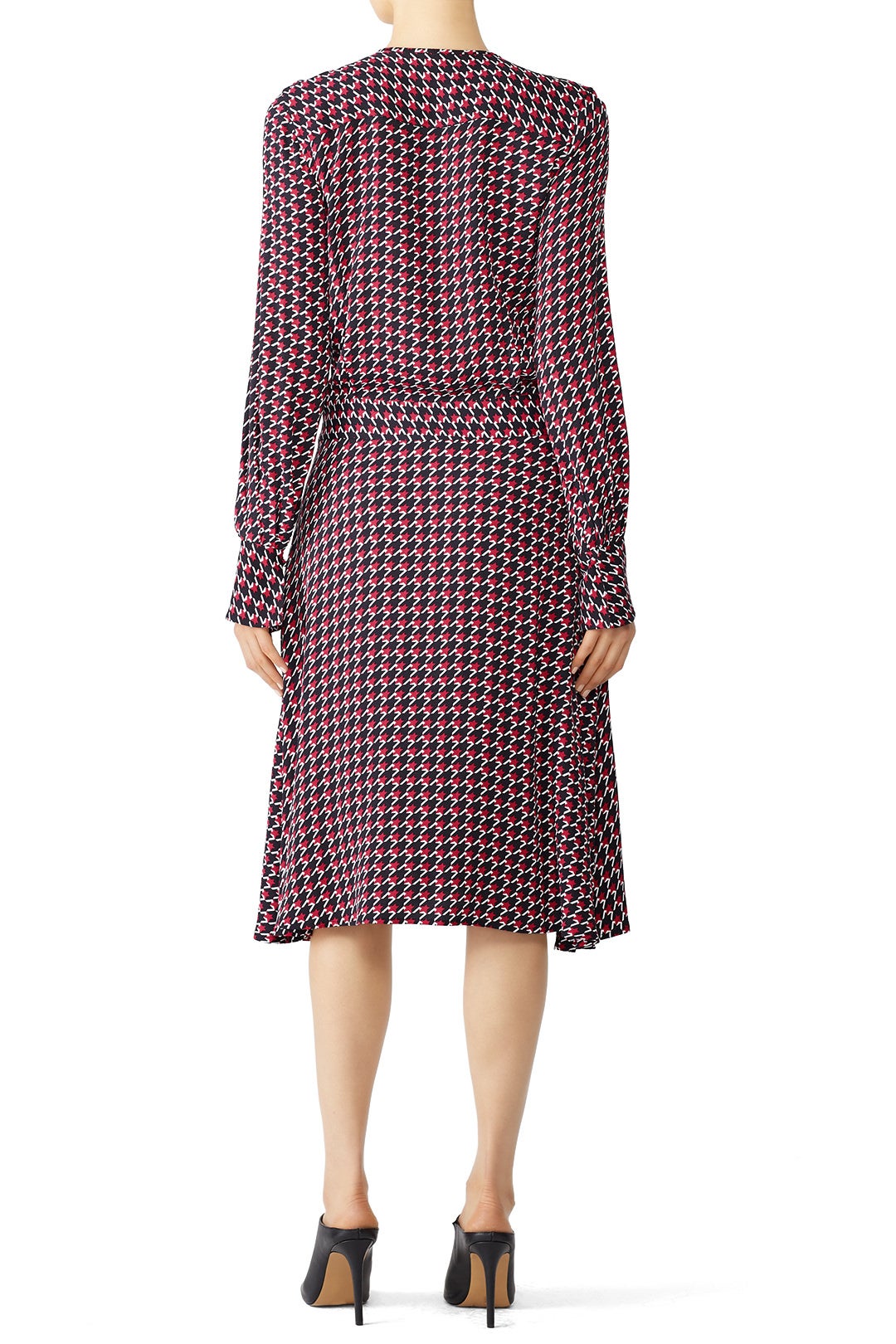 Houndstooth Magnolia Dress by Equipment 2