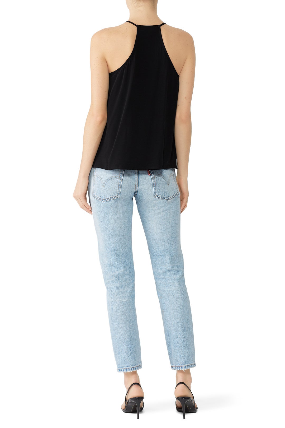 Tricia Lace Trim Razor Back Cami by Greylin 2