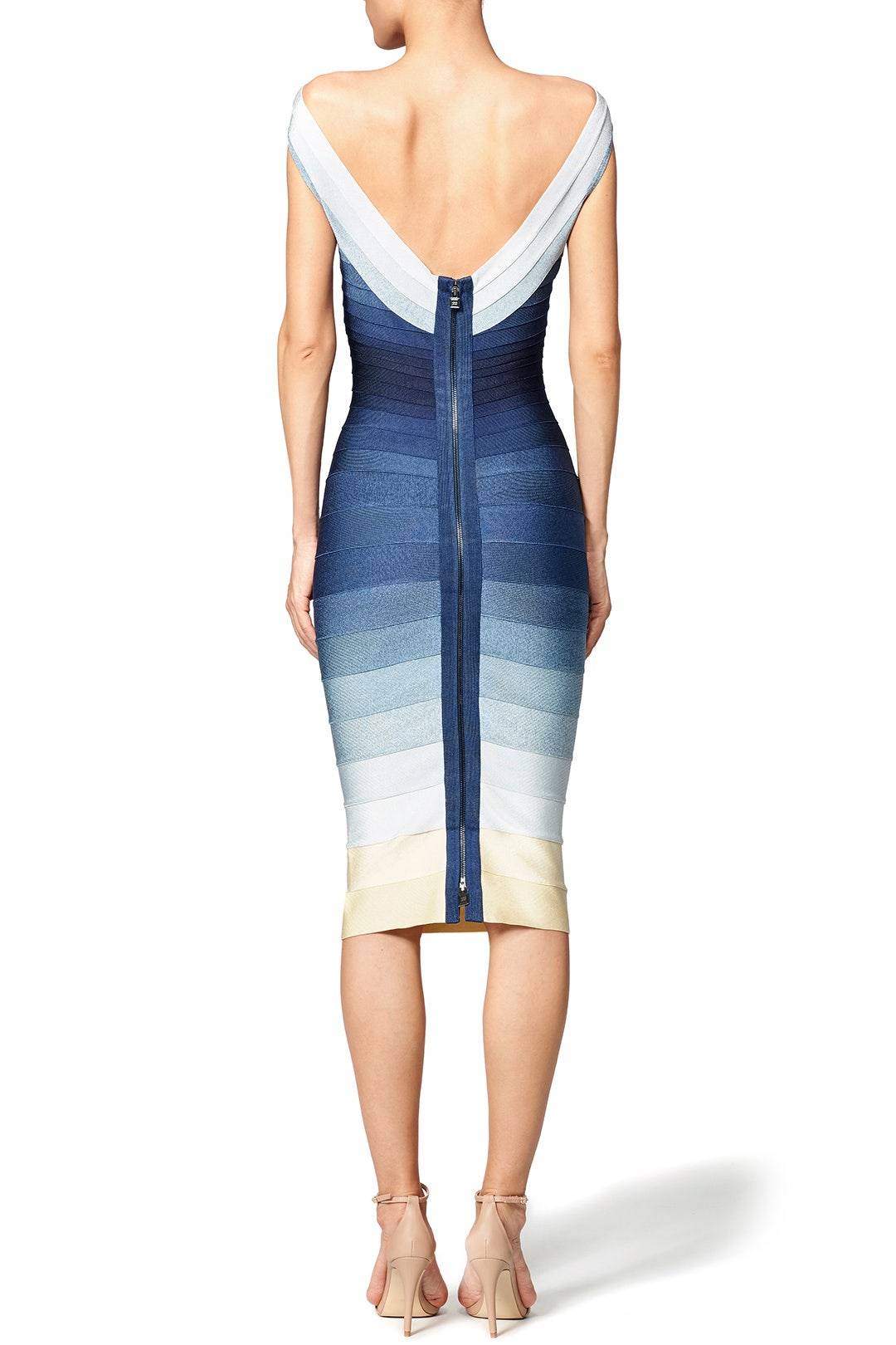 Blue Ardell Dress by Hervé Léger 1