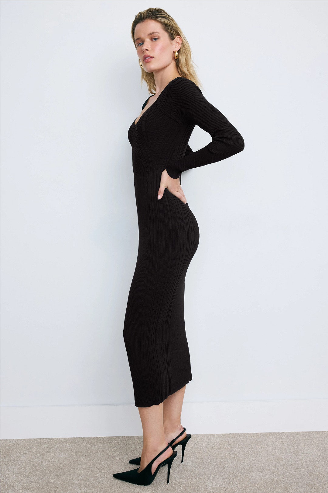 Ribbed Long Sleeve Sweater Sheath by Jason Wu x RTR 1