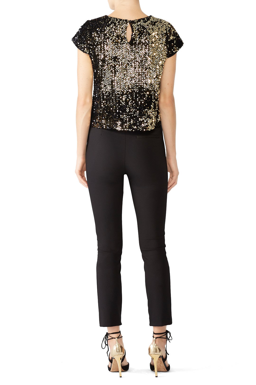 Sequin Baby Tee by Milly 1