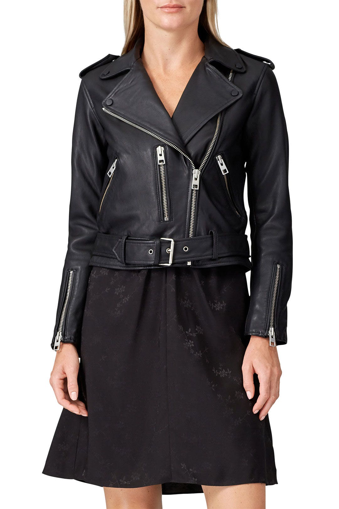 Black Balfern Biker Jacket by AllSaints 1