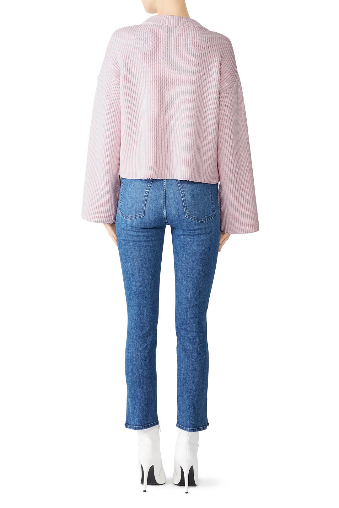 Faux Fur Button Sweater by Milly 1