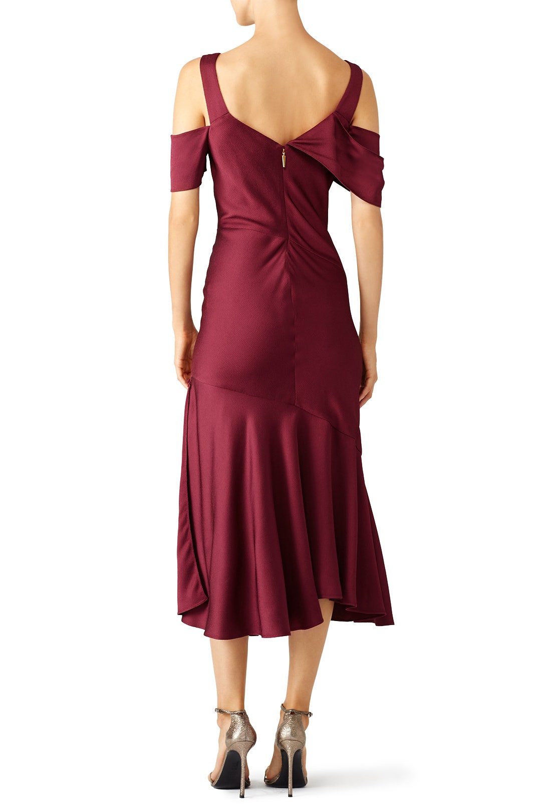 Plum Smooth Drape Dress by Prabal Gurung 1