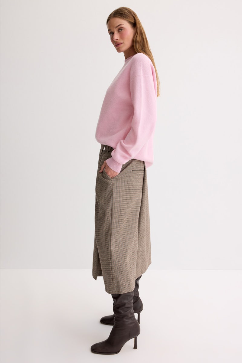 Boiled Wool Crewneck Easy Pullover by Tibi - Photo 1