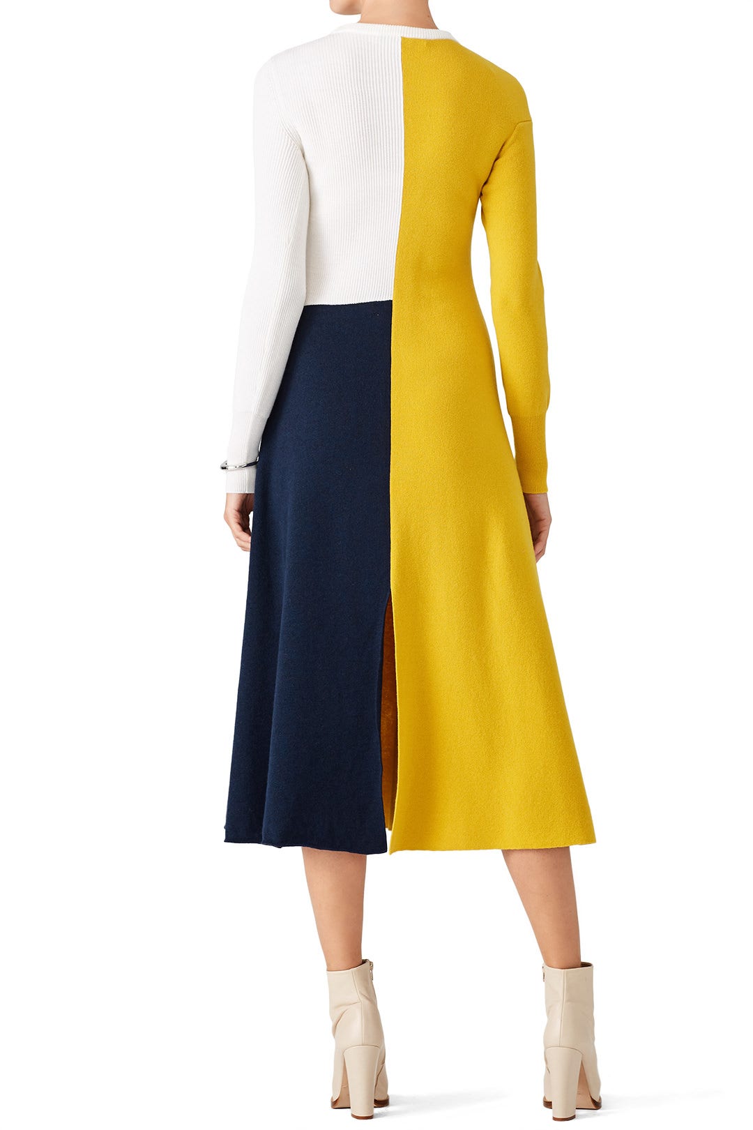 Colorblock Knit Dress by Cedric Charlier 1