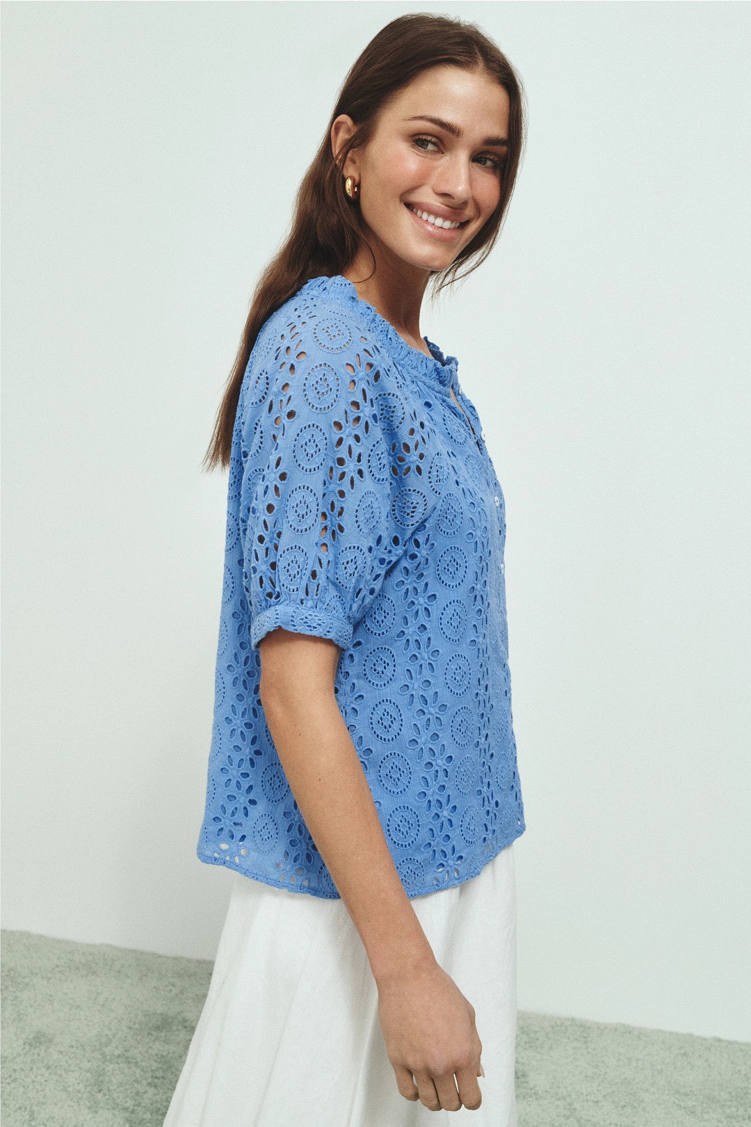 Kate Eyelet Blouse by Cleobella 2