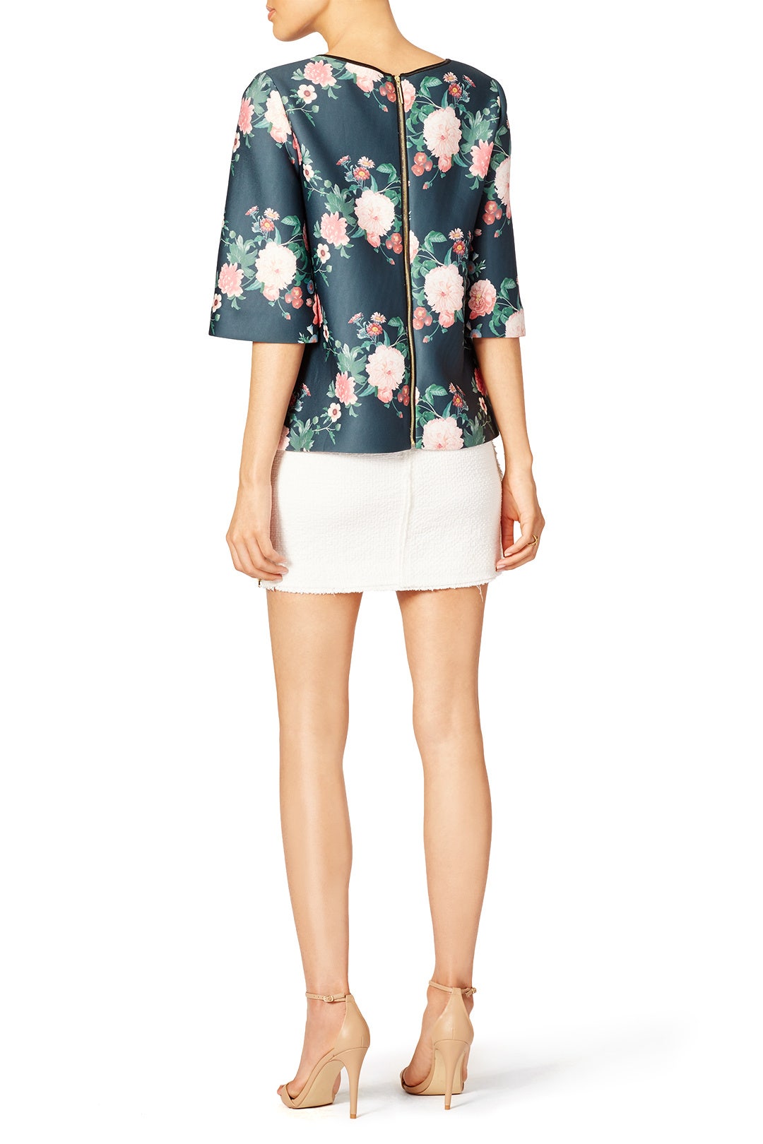 Dark Floral Top by ERIN erin fetherston 2