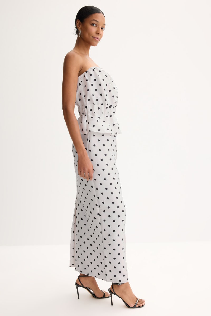 Polka Dot Midi Skirt by French Connection - Photo 1